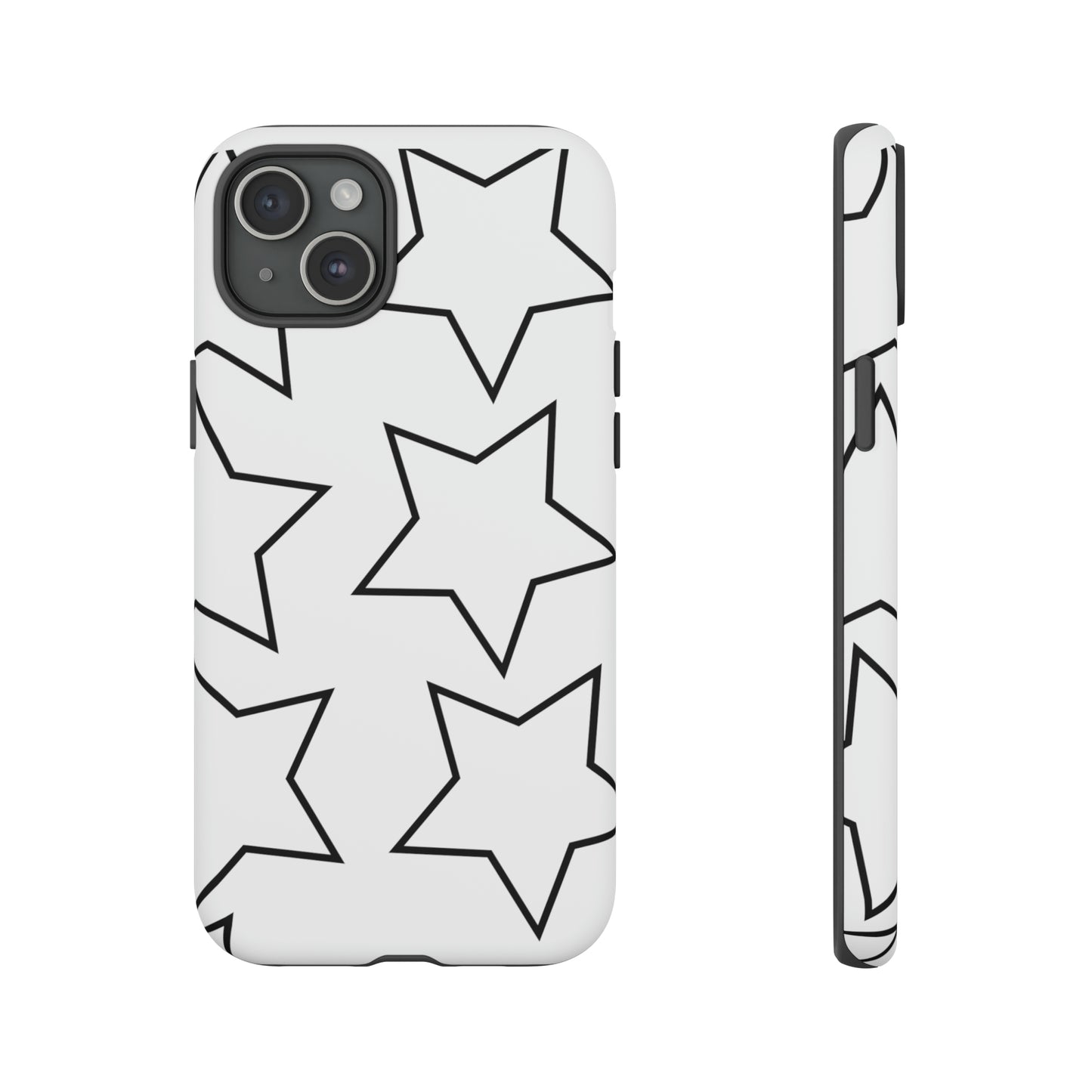 White Big Stars Case