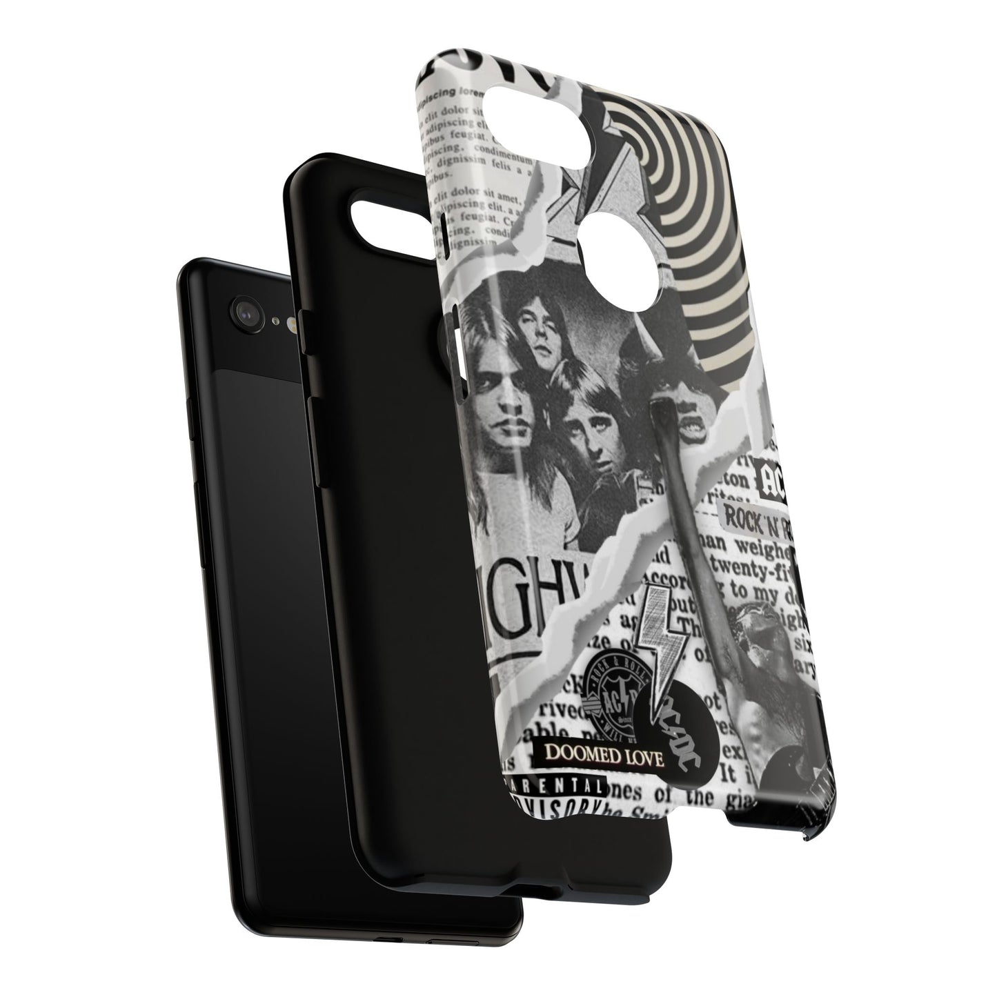 Rock Band Phone Case | Tough Cases, AC/DC Design, Music Lover Gift, Unique Phone Accessory, Birthday Present