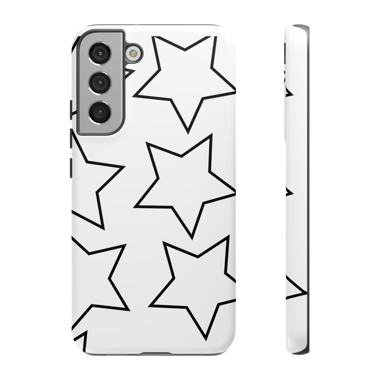 White Big Stars Case