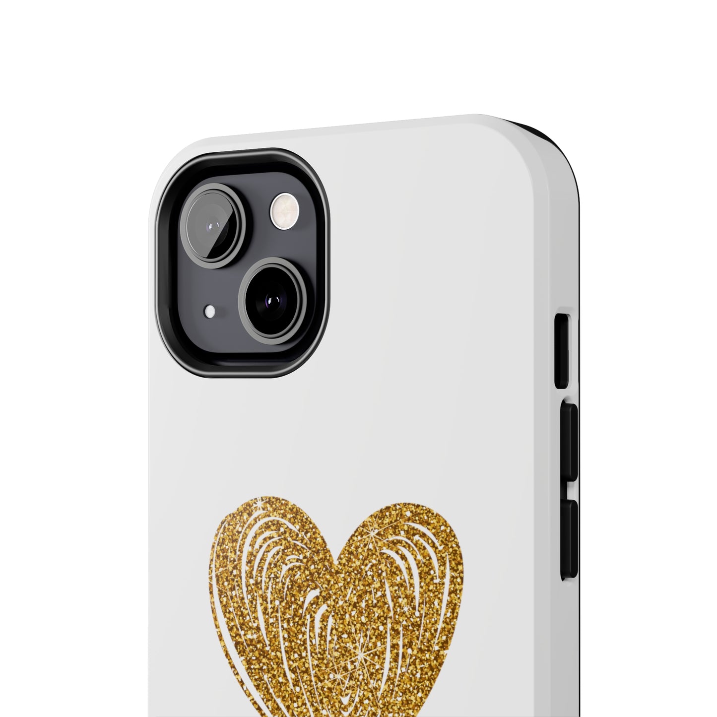 Golden Heart Phone Case