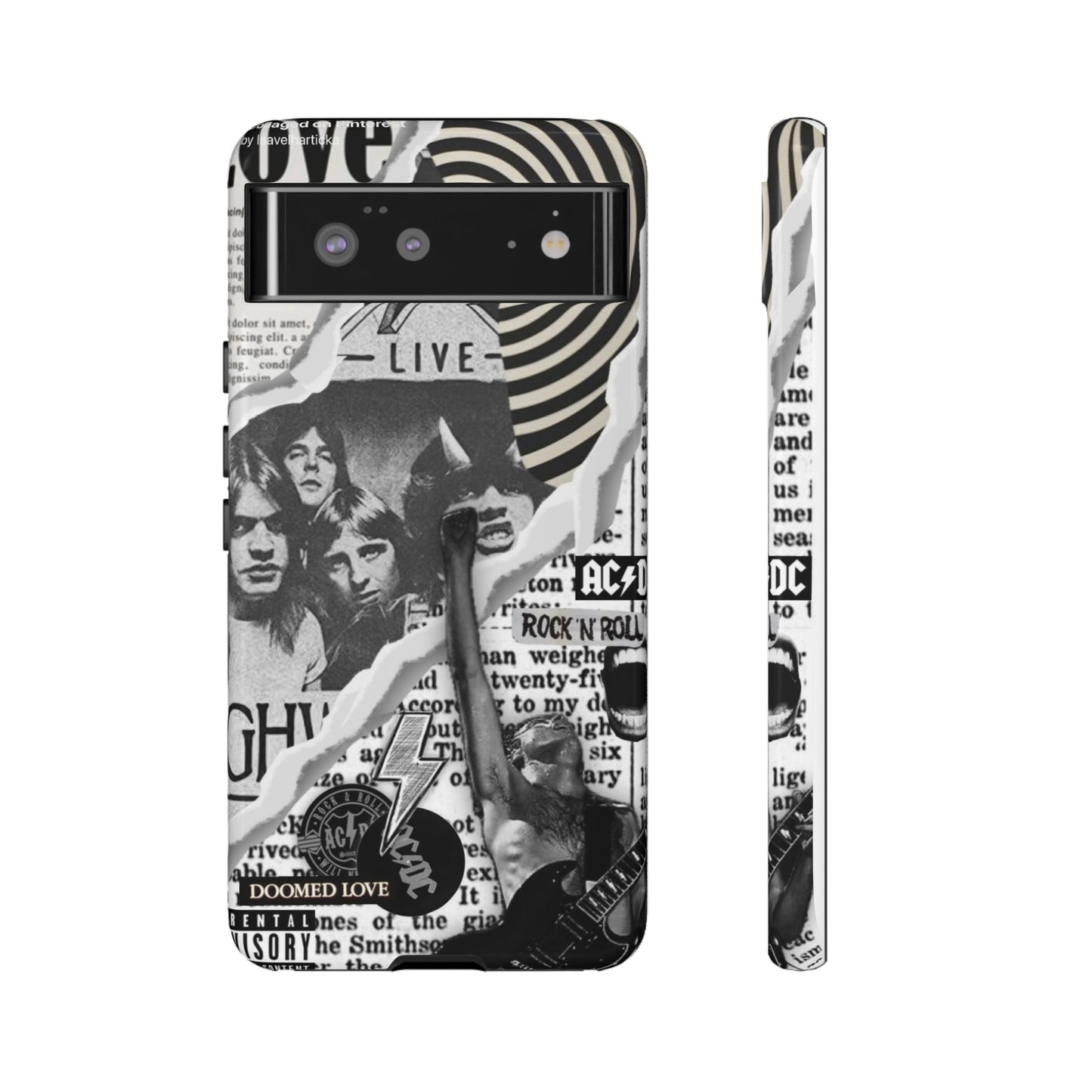 Rock Band Phone Case | Tough Cases, AC/DC Design, Music Lover Gift, Unique Phone Accessory, Birthday Present