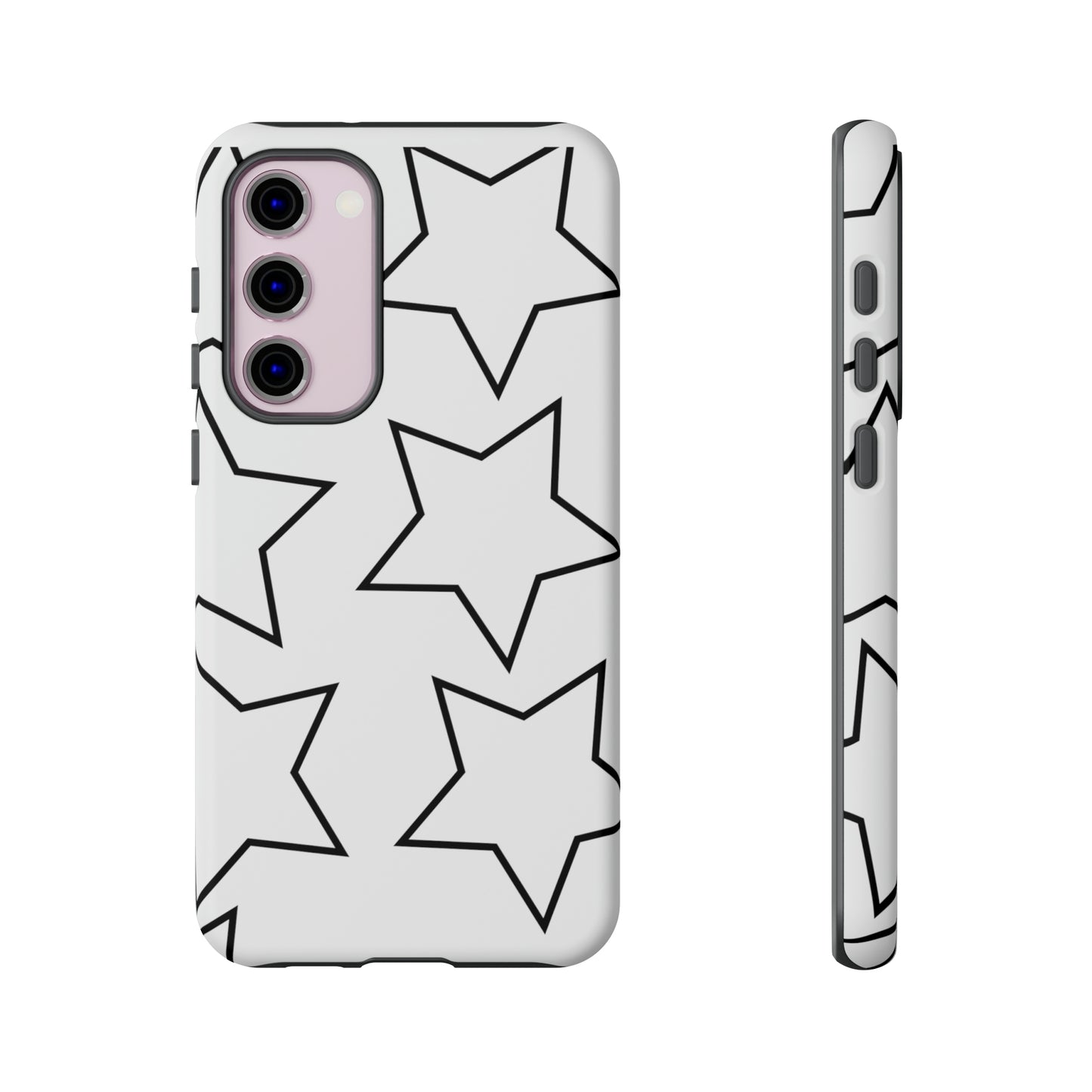 White Big Stars Case