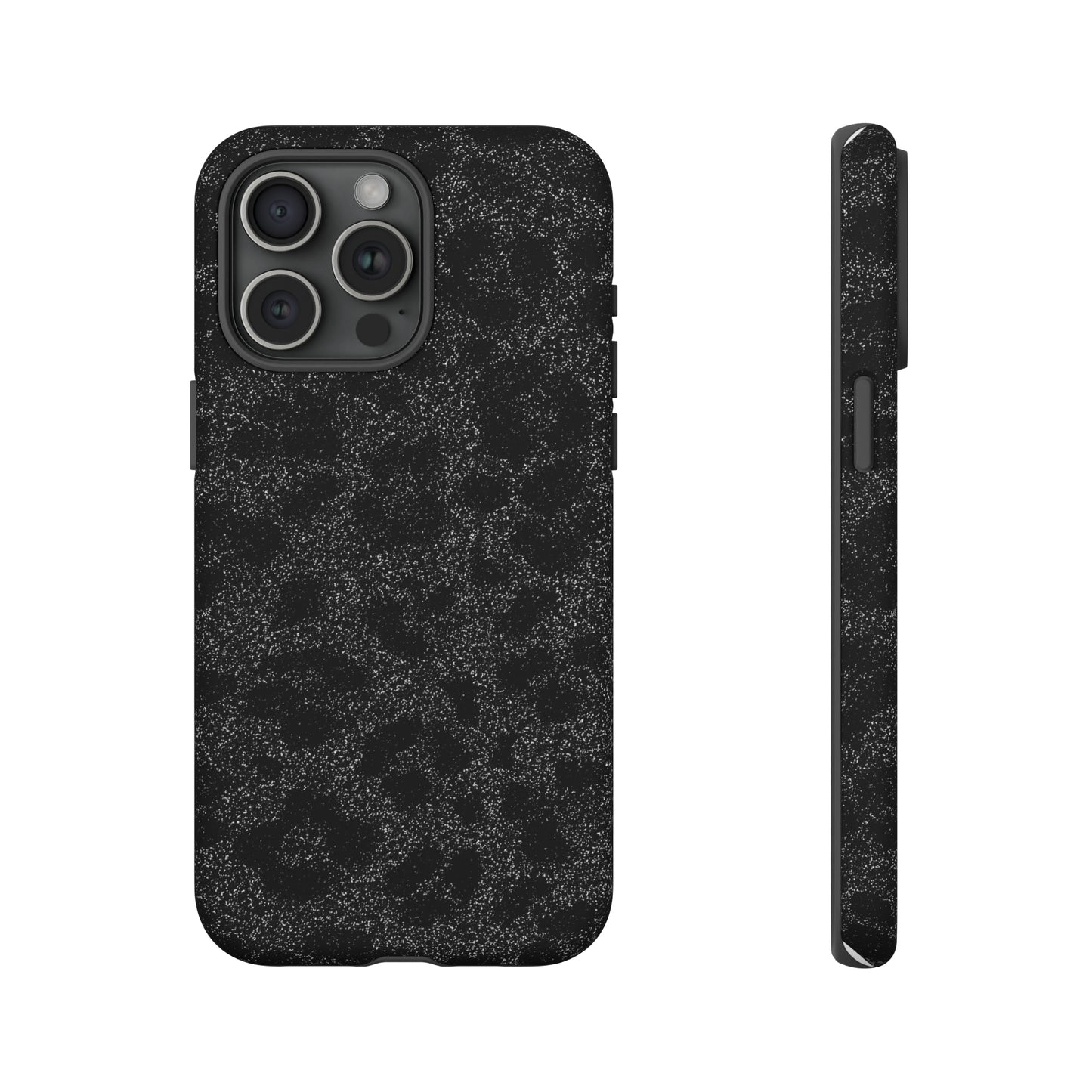 Black Leopard Print Case