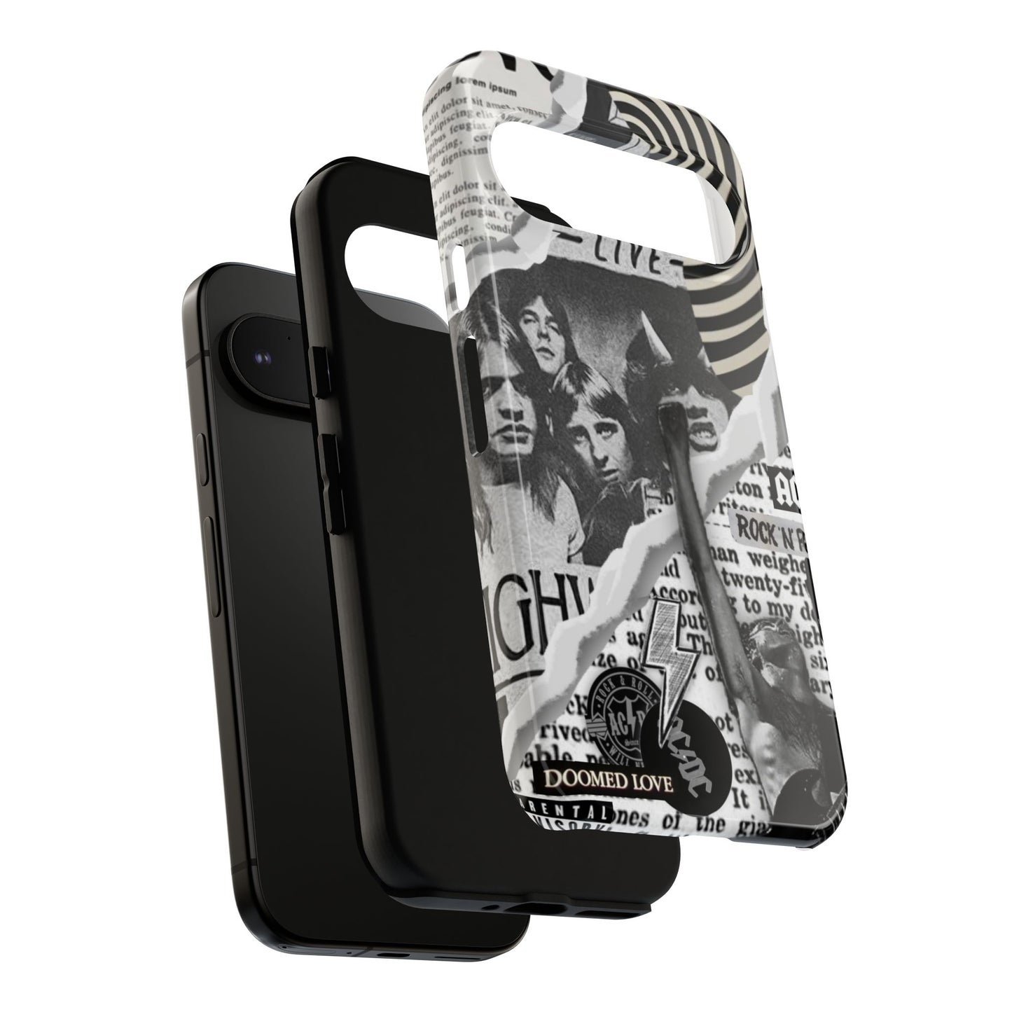 Rock Band Phone Case | Tough Cases, AC/DC Design, Music Lover Gift, Unique Phone Accessory, Birthday Present