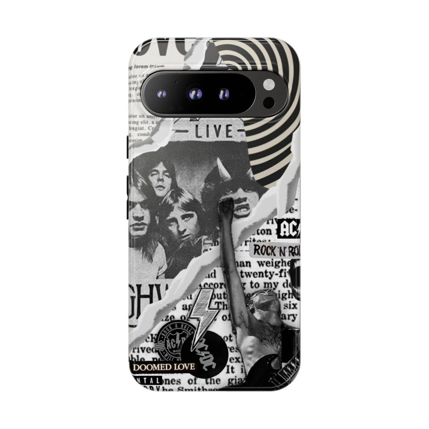 Rock Band Phone Case | Tough Cases, AC/DC Design, Music Lover Gift, Unique Phone Accessory, Birthday Present