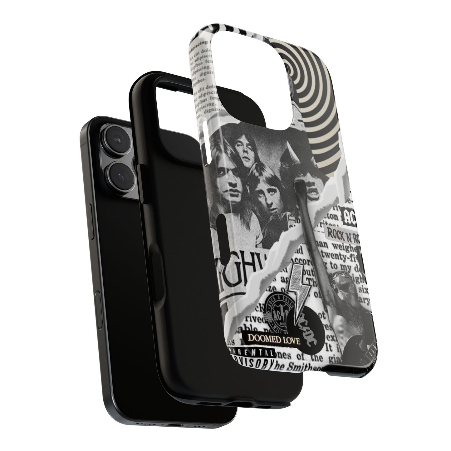 Rock Band Phone Case | Tough Cases, AC/DC Design, Music Lover Gift, Unique Phone Accessory, Birthday Present