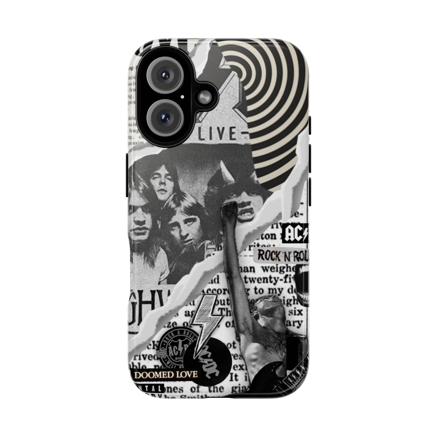 Rock Band Phone Case | Tough Cases, AC/DC Design, Music Lover Gift, Unique Phone Accessory, Birthday Present