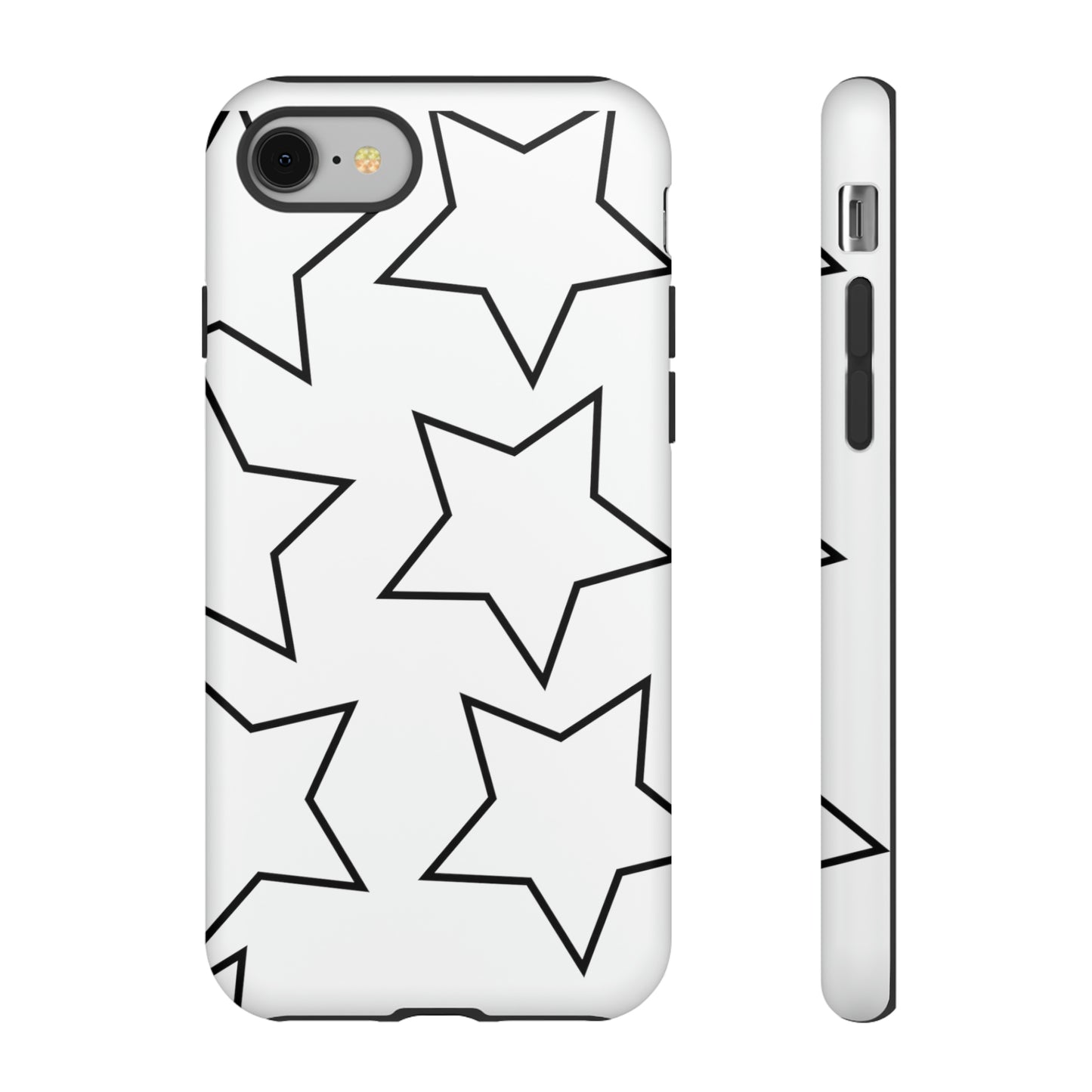 White Big Stars Case