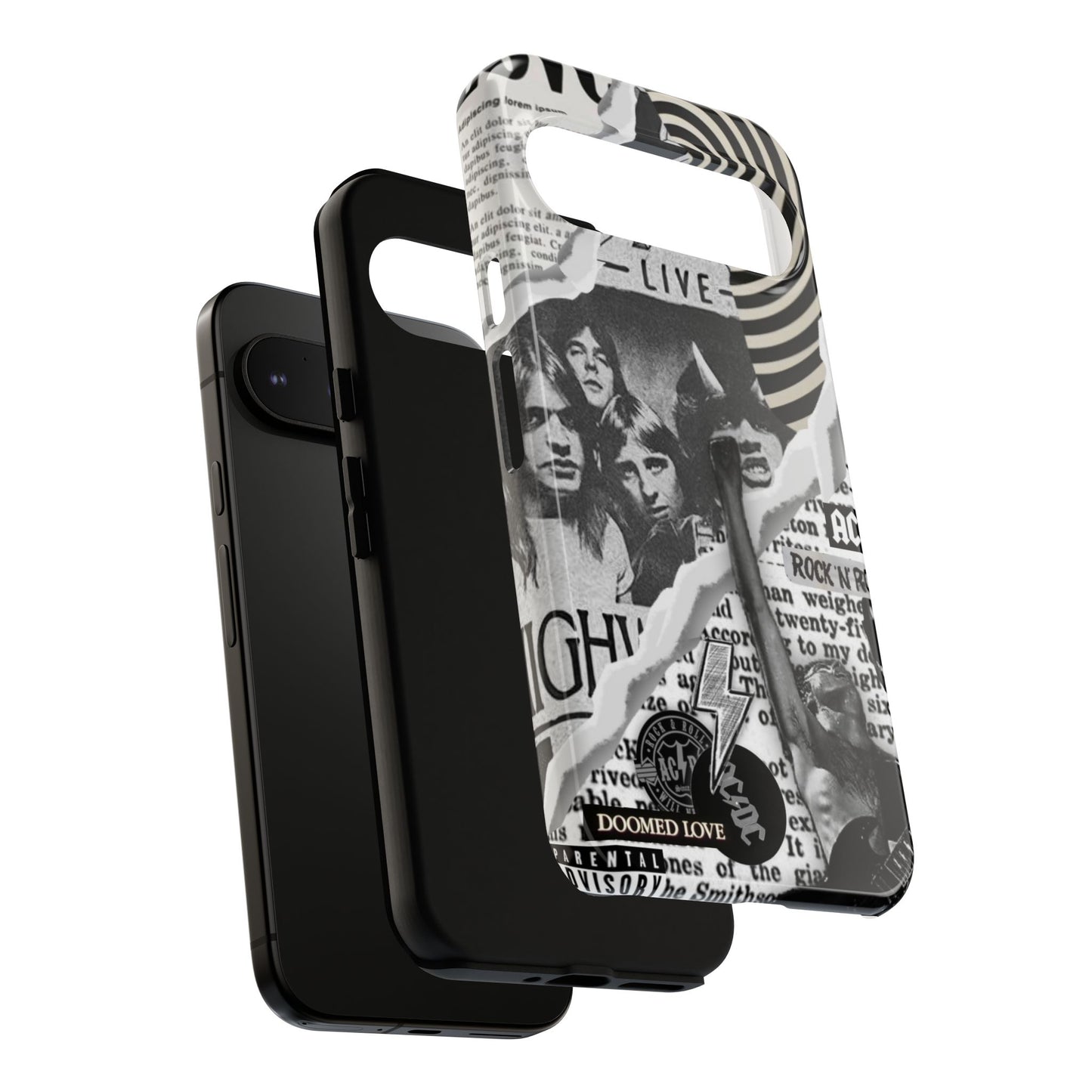 Rock Band Phone Case | Tough Cases, AC/DC Design, Music Lover Gift, Unique Phone Accessory, Birthday Present