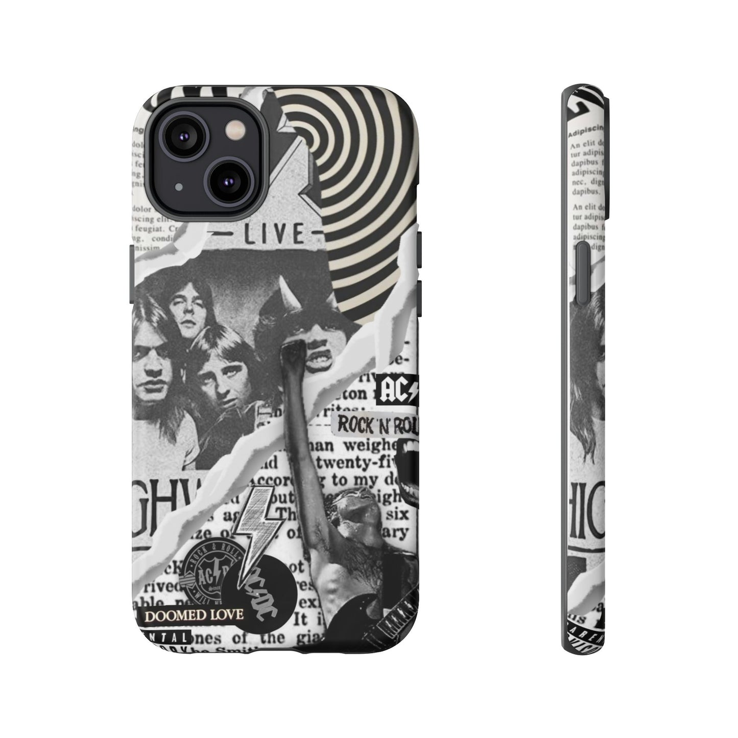 Rock Band Phone Case | Tough Cases, AC/DC Design, Music Lover Gift, Unique Phone Accessory, Birthday Present