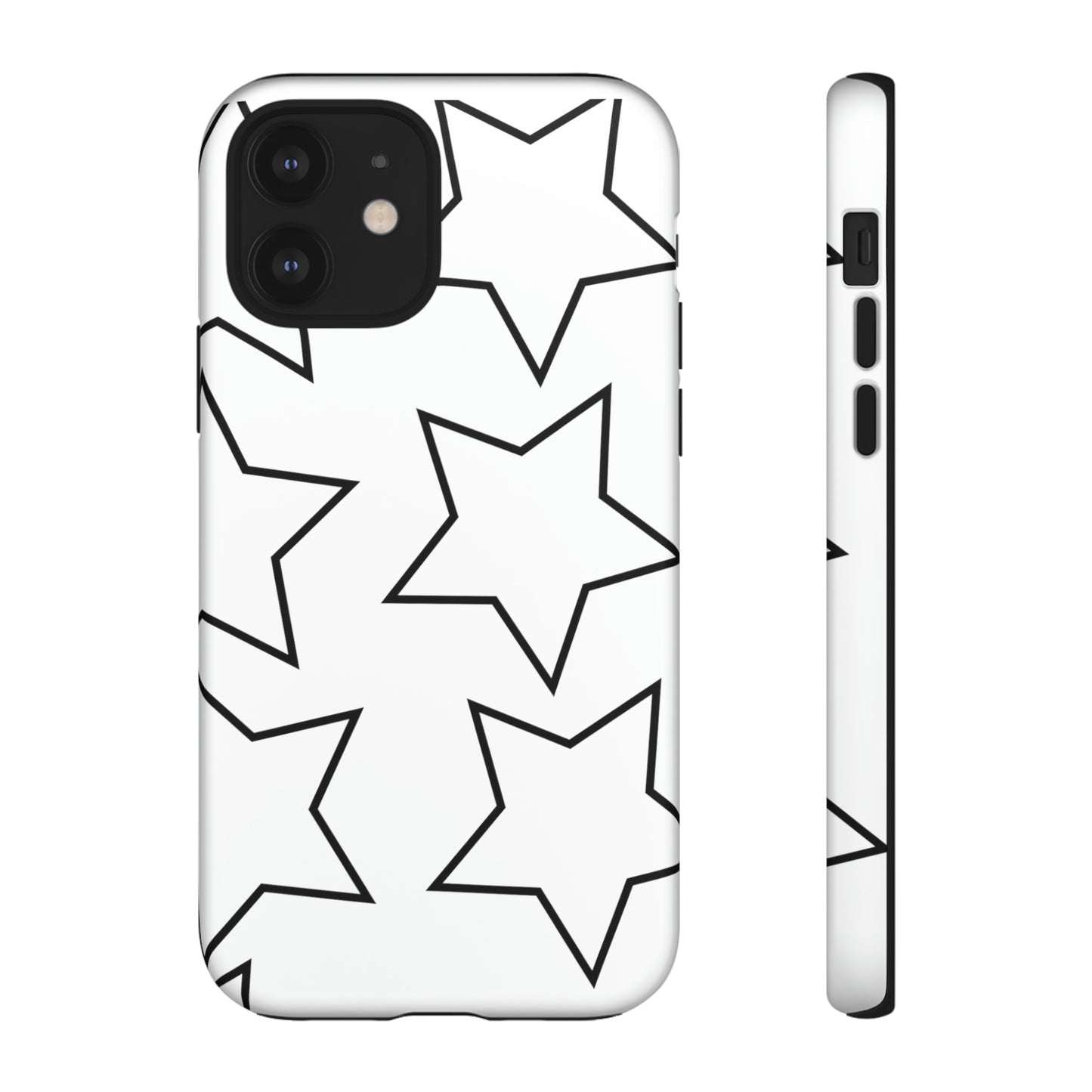 White Big Stars Case
