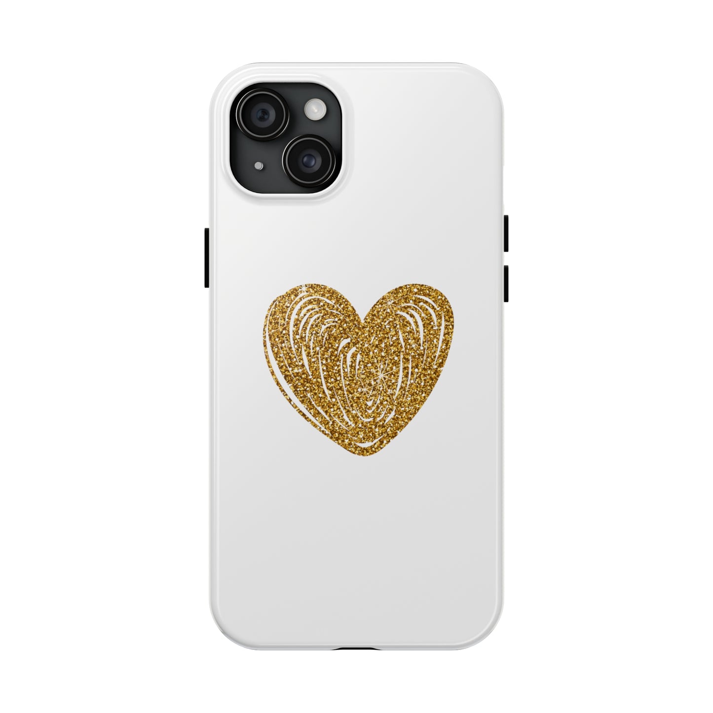 Golden Heart Phone Case