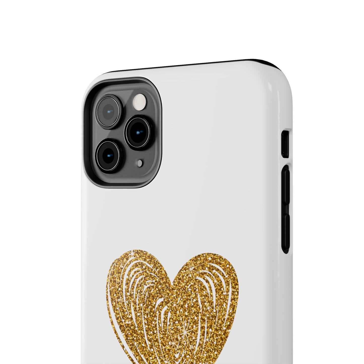 Golden Heart Phone Case