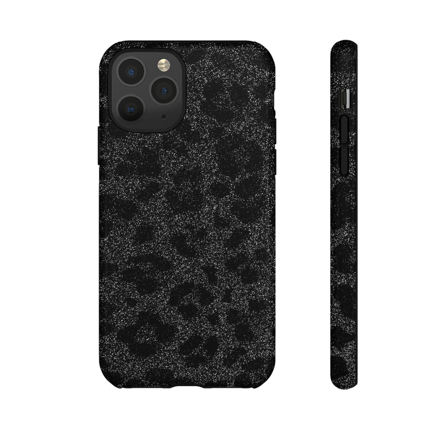 Black Leopard Print Case