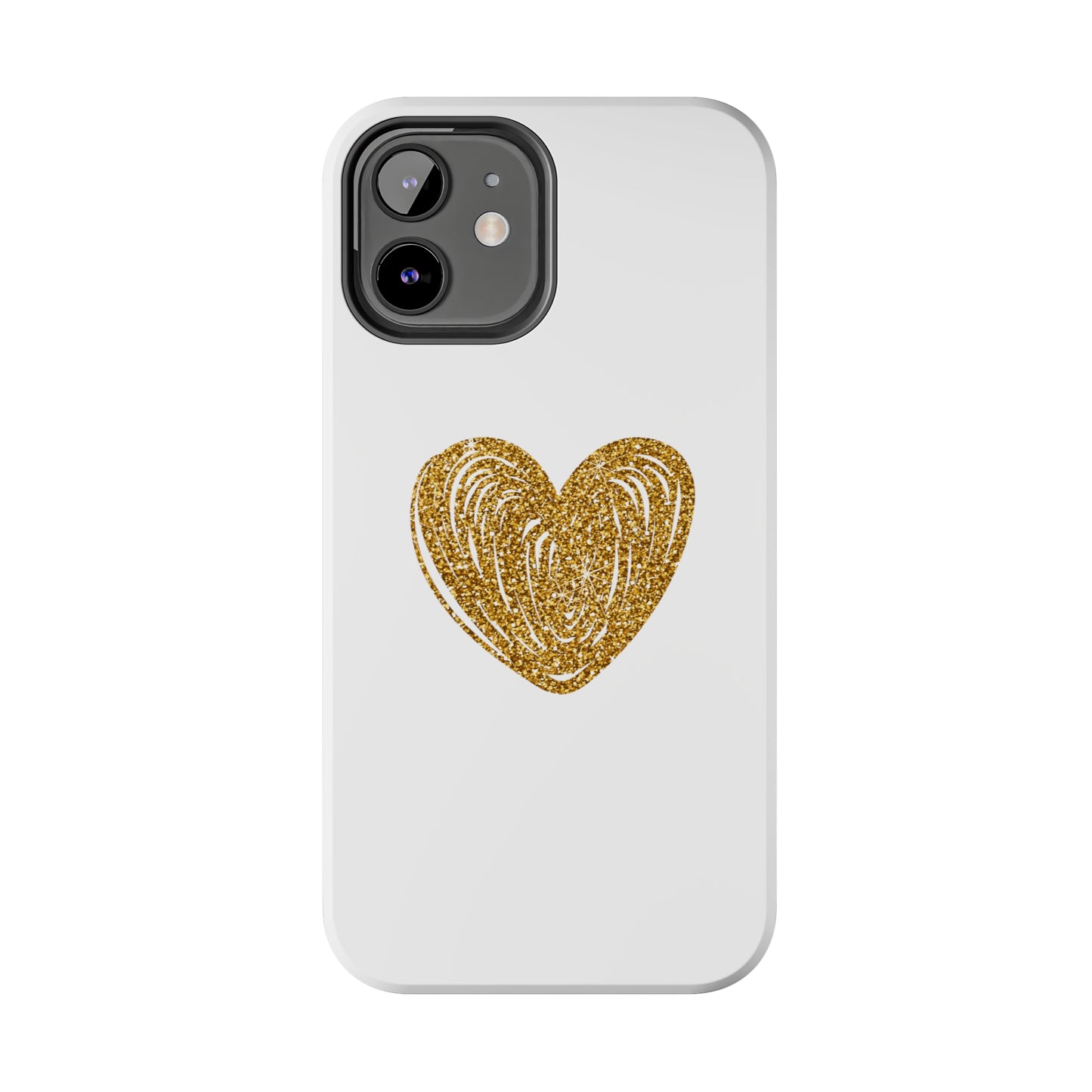 Golden Heart Phone Case