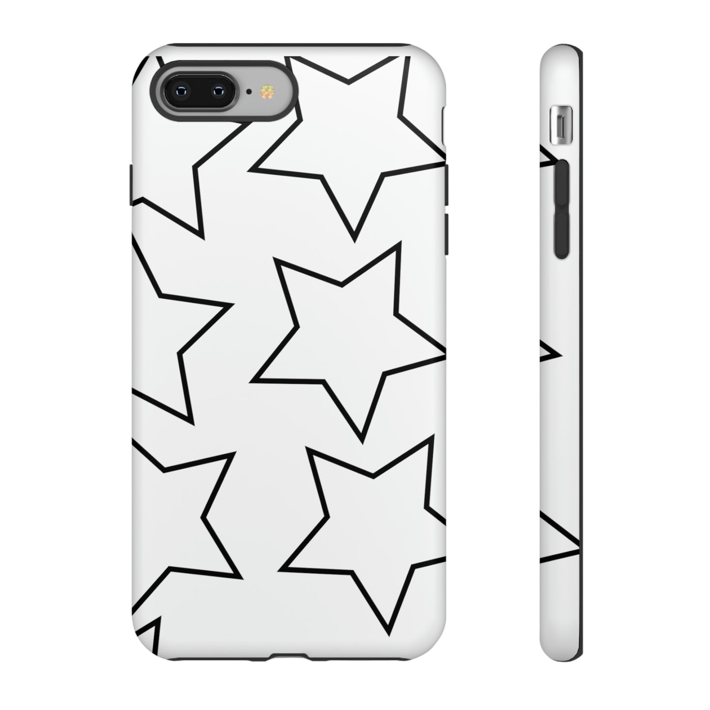 White Big Stars Case