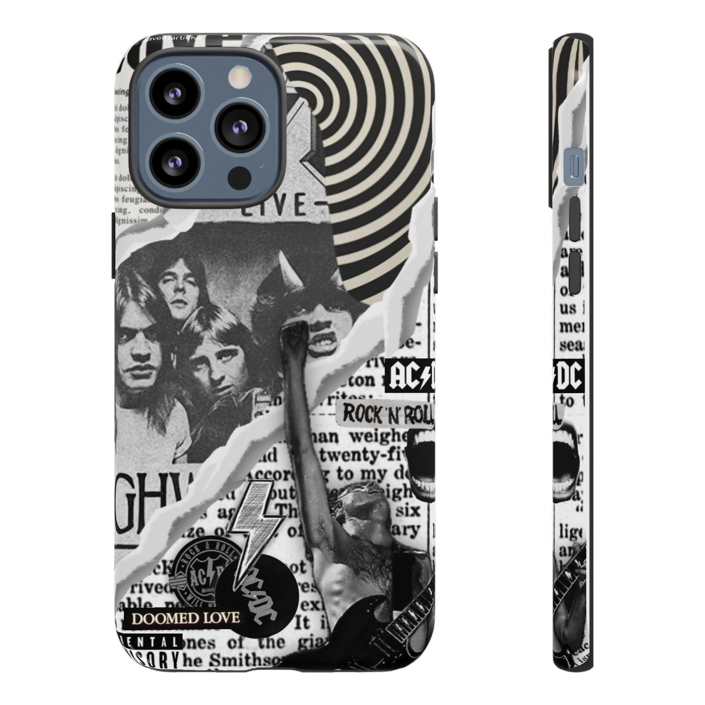 Rock Band Phone Case | Tough Cases, AC/DC Design, Music Lover Gift, Unique Phone Accessory, Birthday Present
