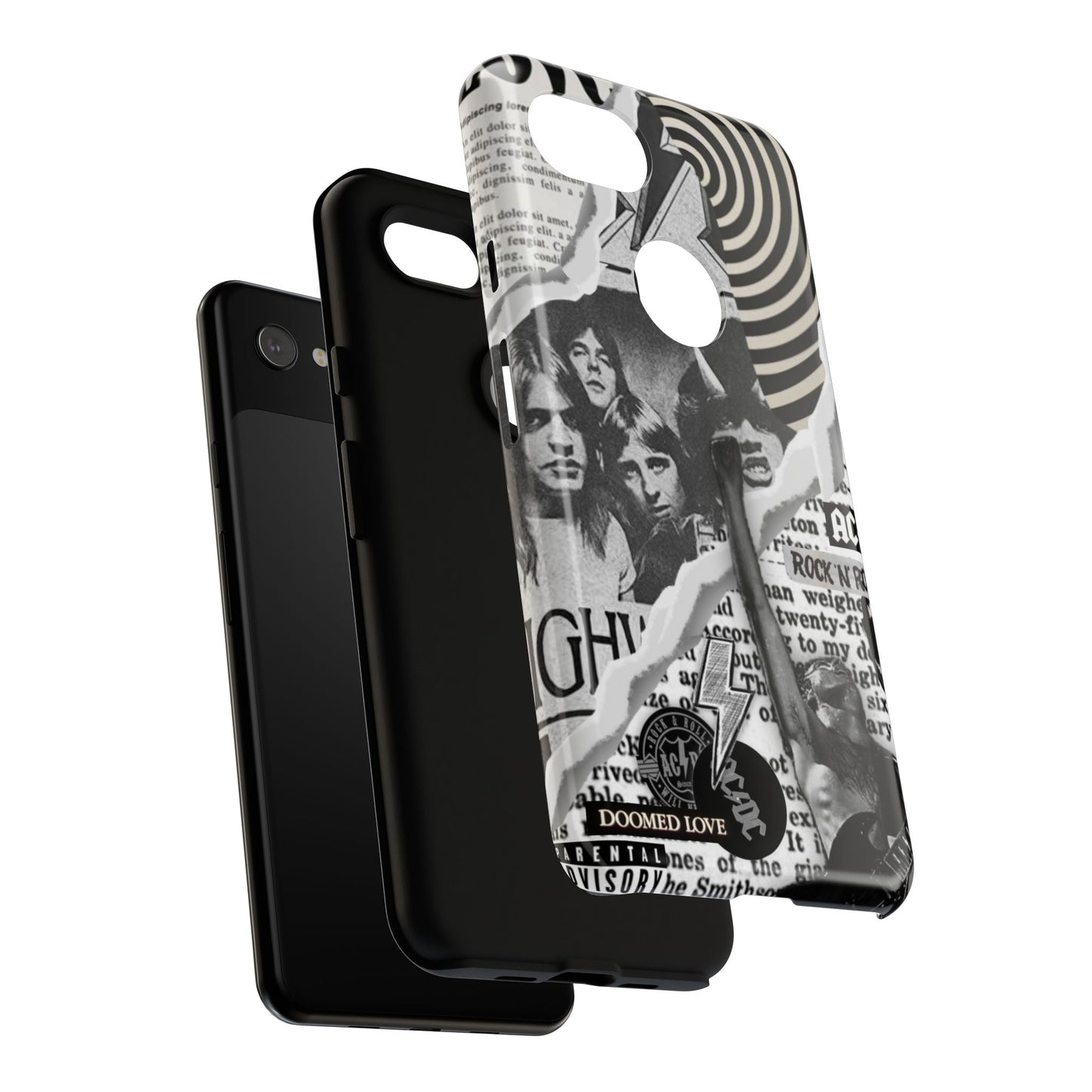Rock Band Phone Case | Tough Cases, AC/DC Design, Music Lover Gift, Unique Phone Accessory, Birthday Present