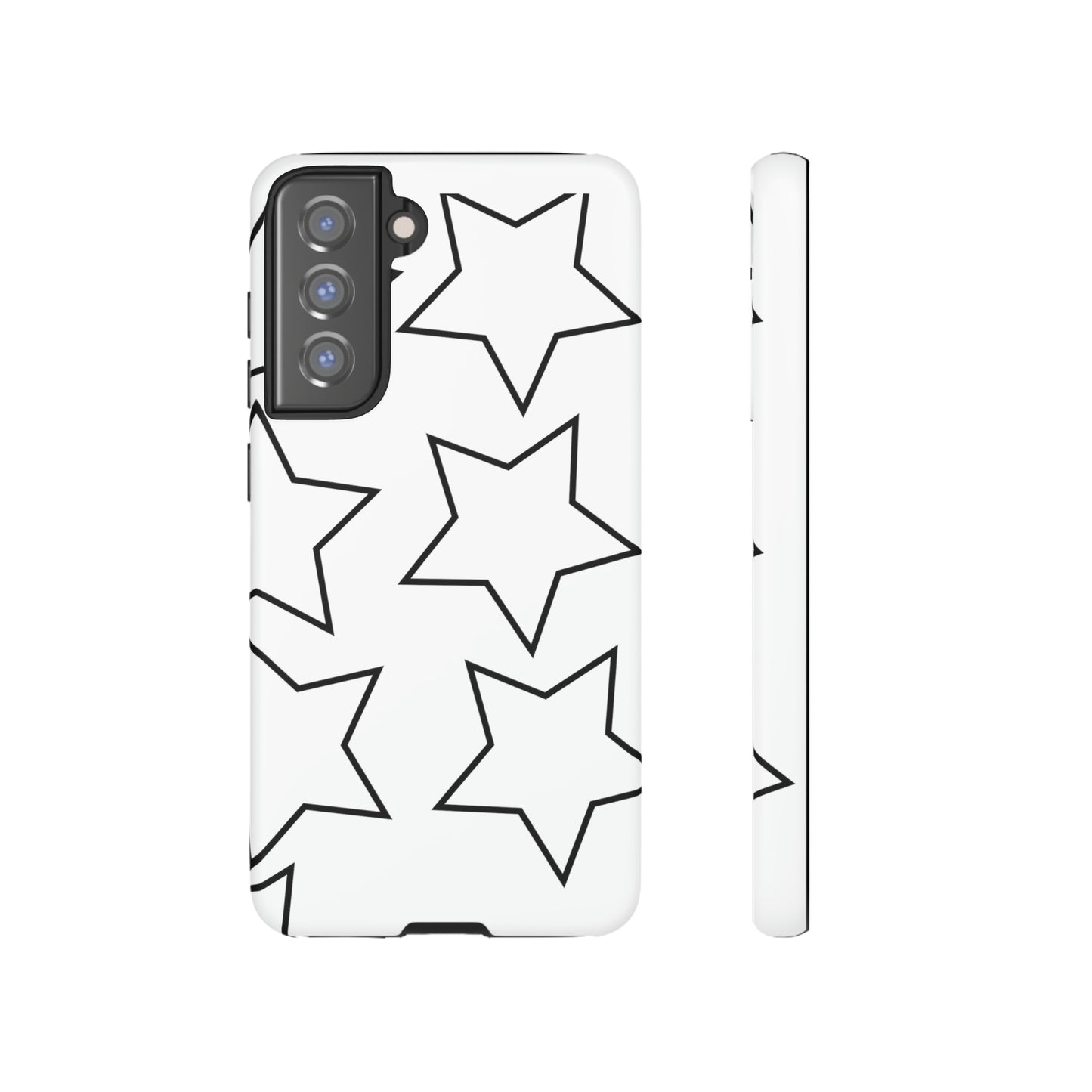 White Big Stars Case