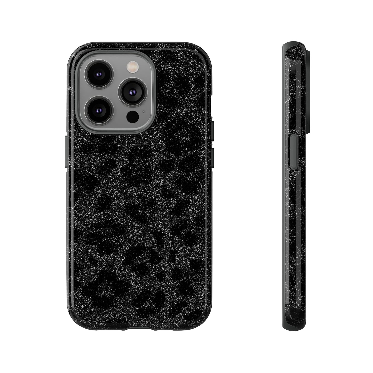 Black Leopard Print Case
