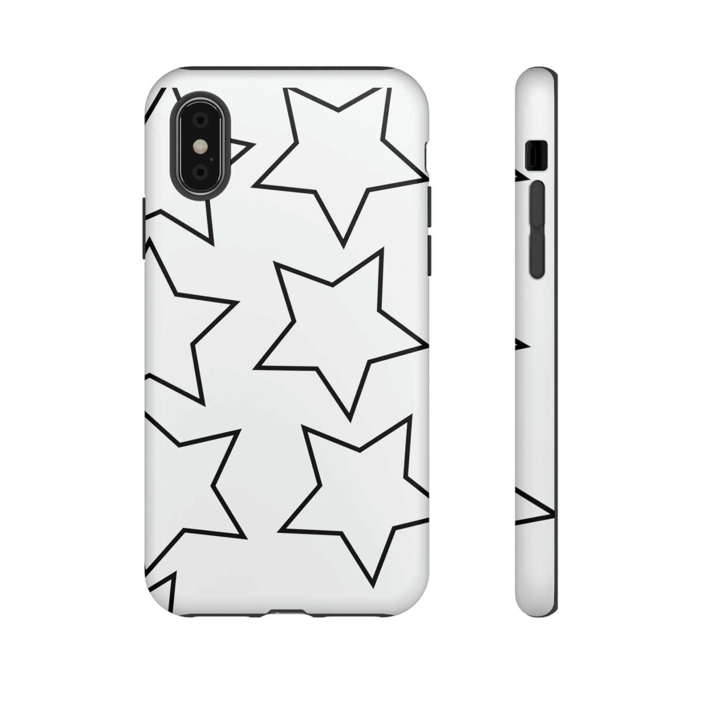 White Big Stars Case