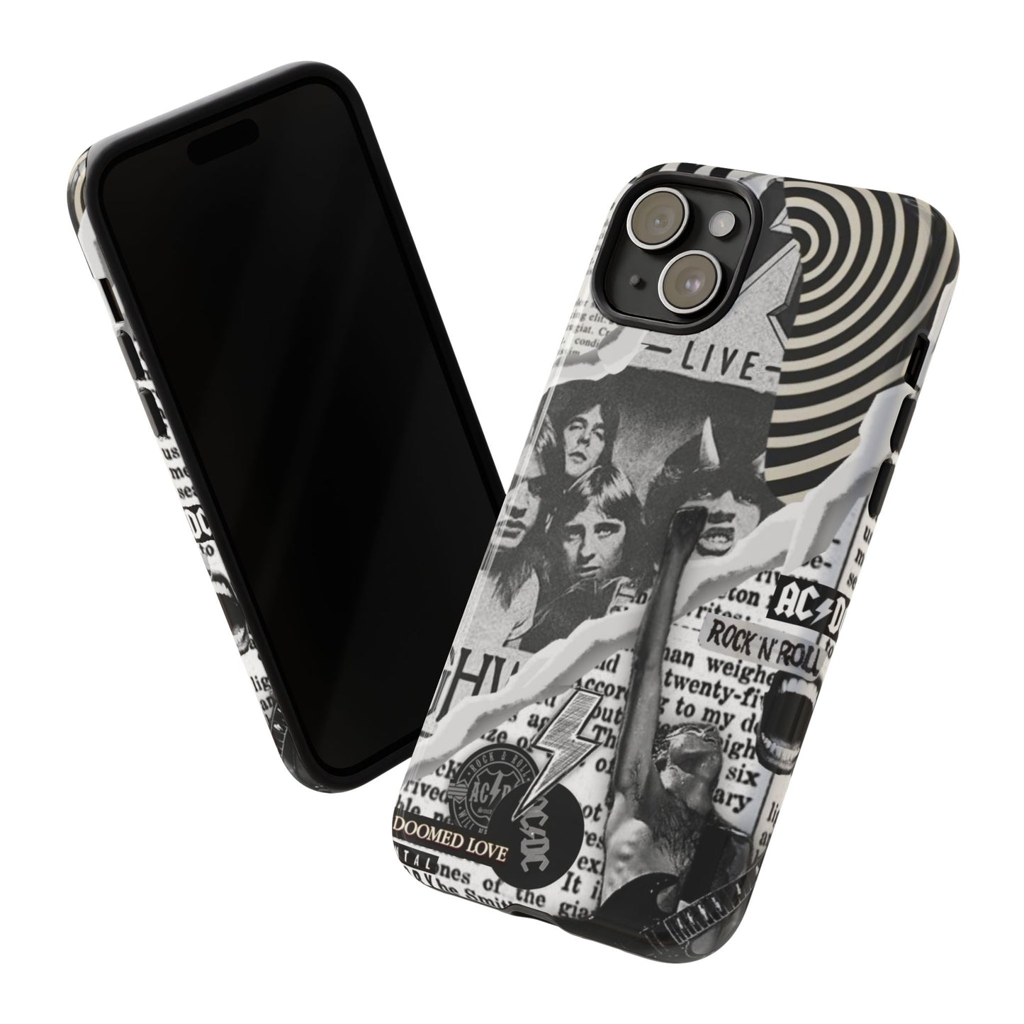 Rock Band Phone Case | Tough Cases, AC/DC Design, Music Lover Gift, Unique Phone Accessory, Birthday Present