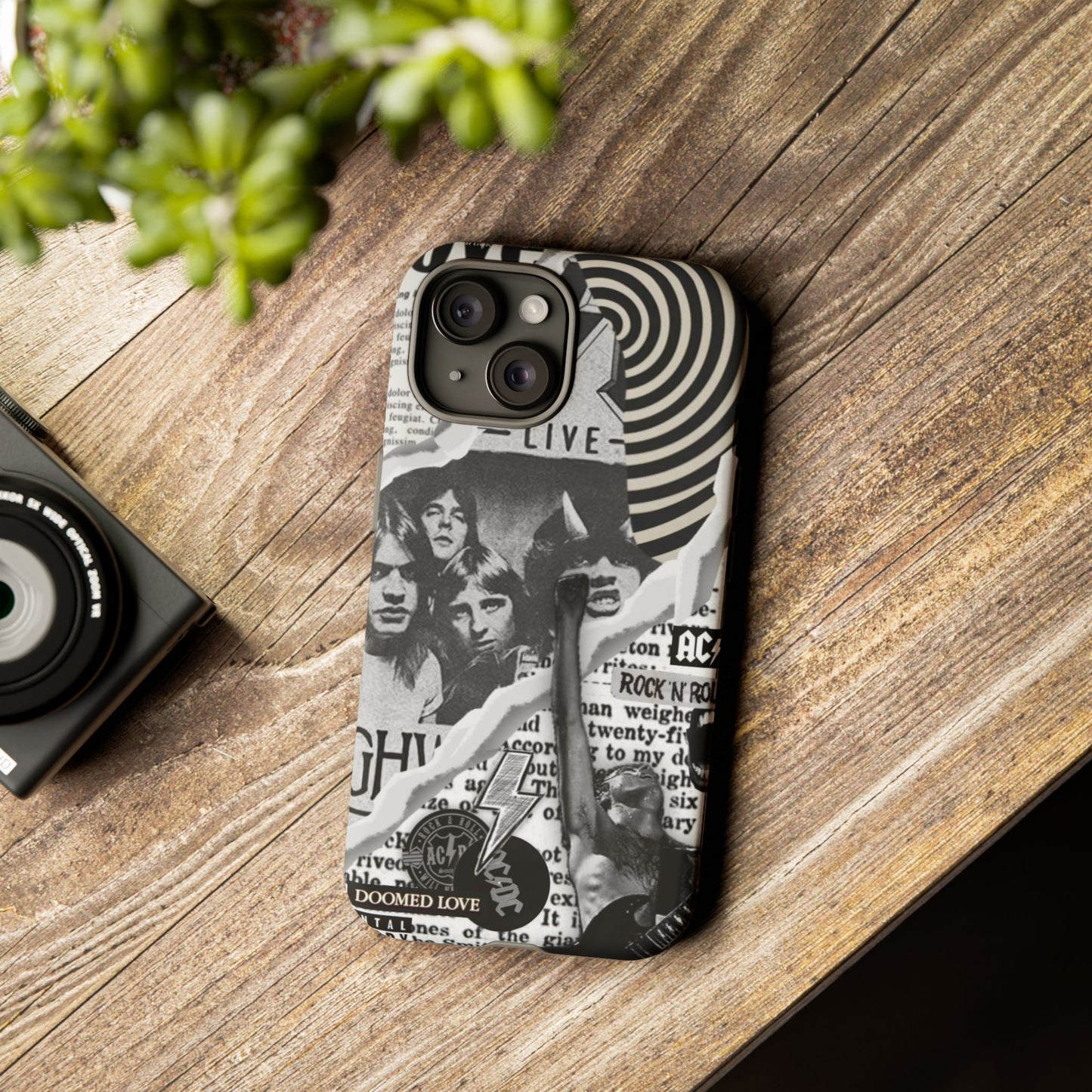 Rock Band Phone Case | Tough Cases, AC/DC Design, Music Lover Gift, Unique Phone Accessory, Birthday Present