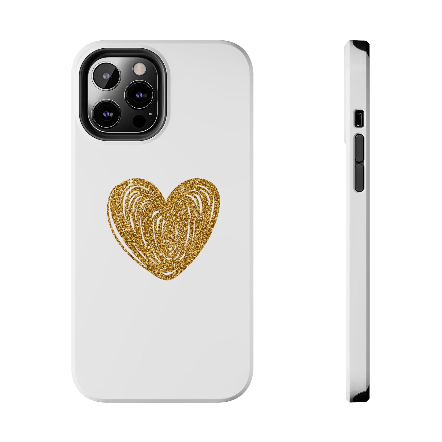 Golden Heart Phone Case