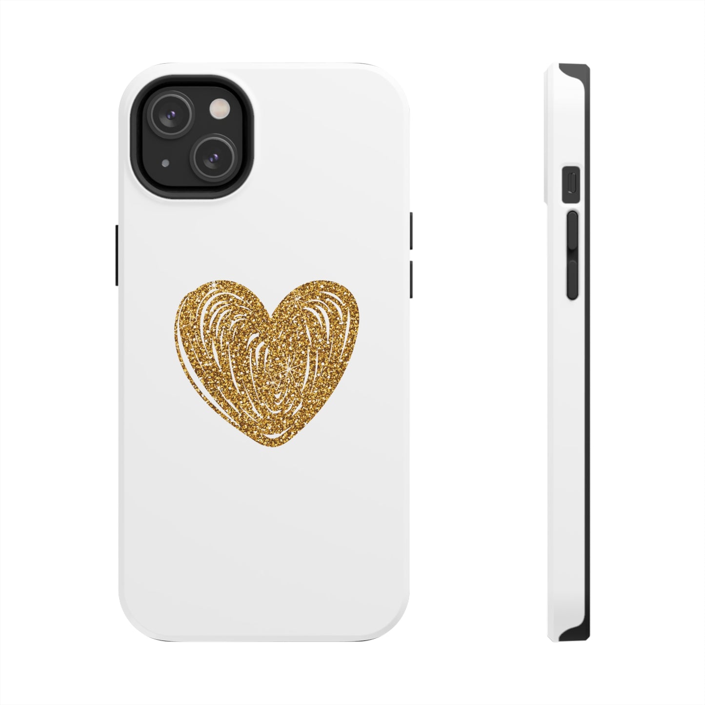 Golden Heart Phone Case