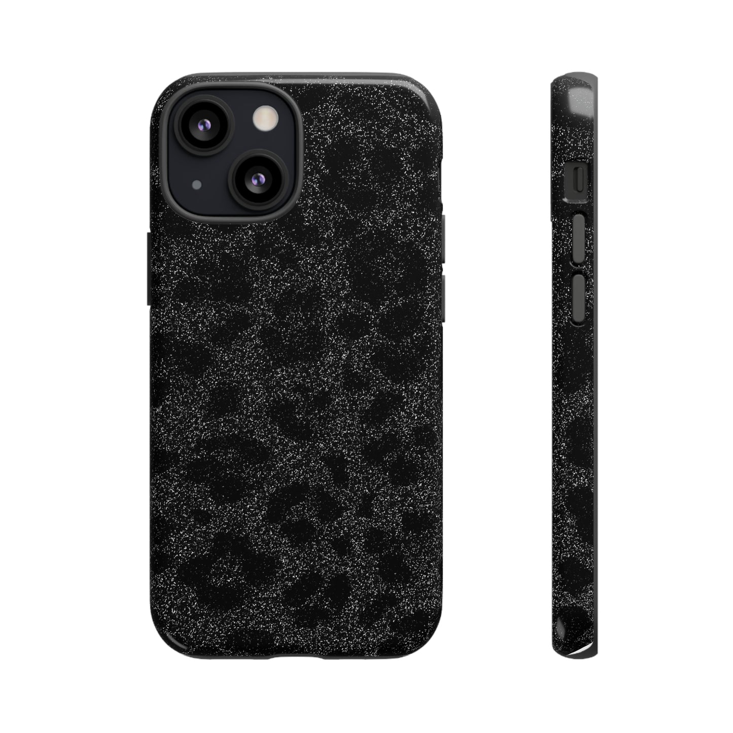 Black Leopard Print Case