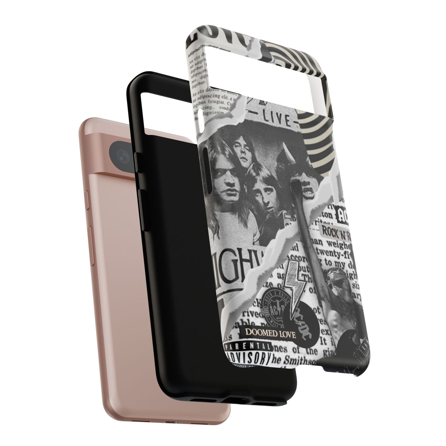 Rock Band Phone Case | Tough Cases, AC/DC Design, Music Lover Gift, Unique Phone Accessory, Birthday Present