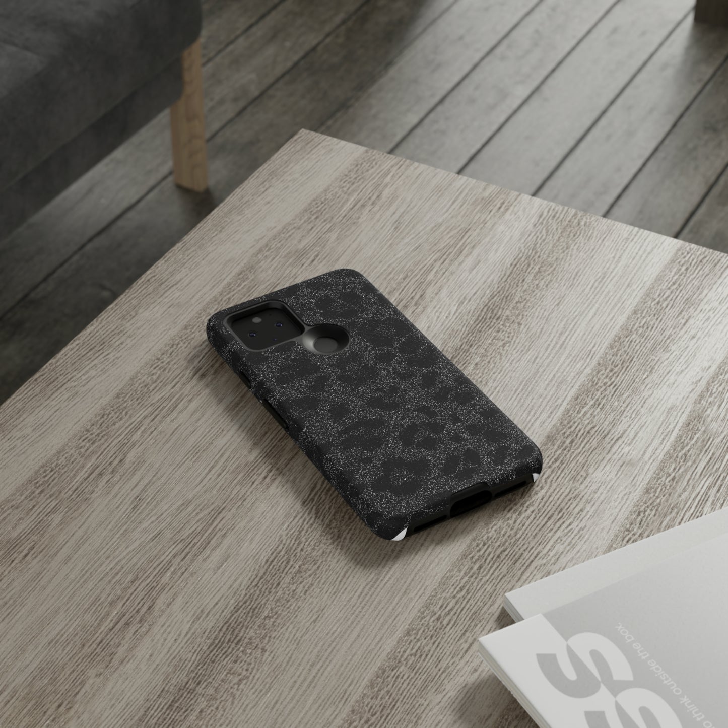 Black Leopard Print Case