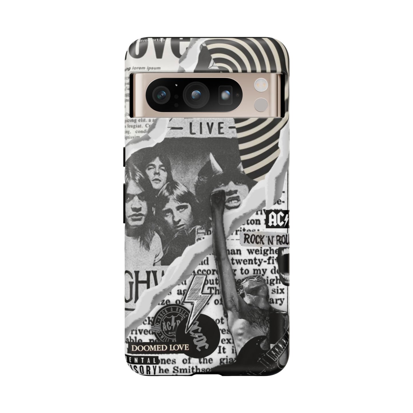 Rock Band Phone Case | Tough Cases, AC/DC Design, Music Lover Gift, Unique Phone Accessory, Birthday Present