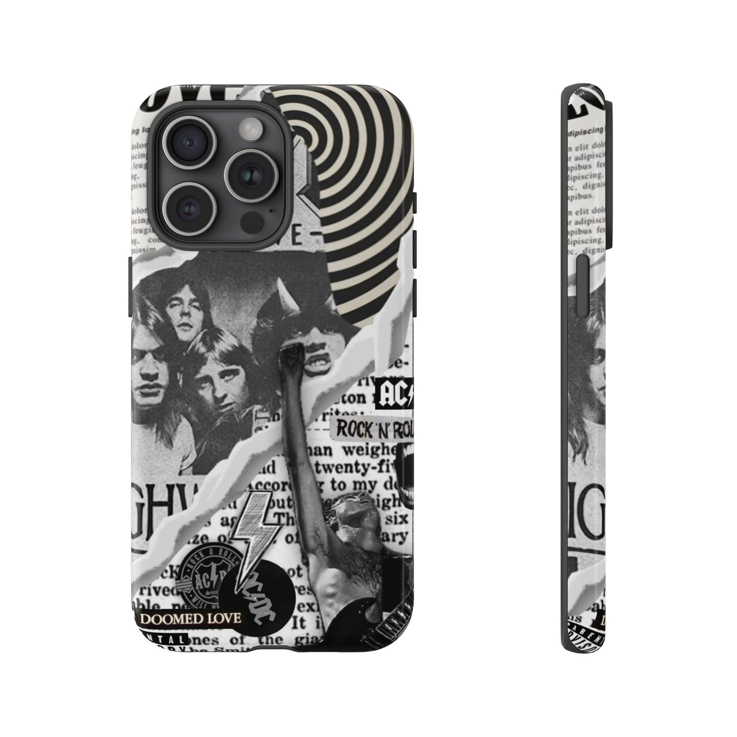 Rock Band Phone Case | Tough Cases, AC/DC Design, Music Lover Gift, Unique Phone Accessory, Birthday Present