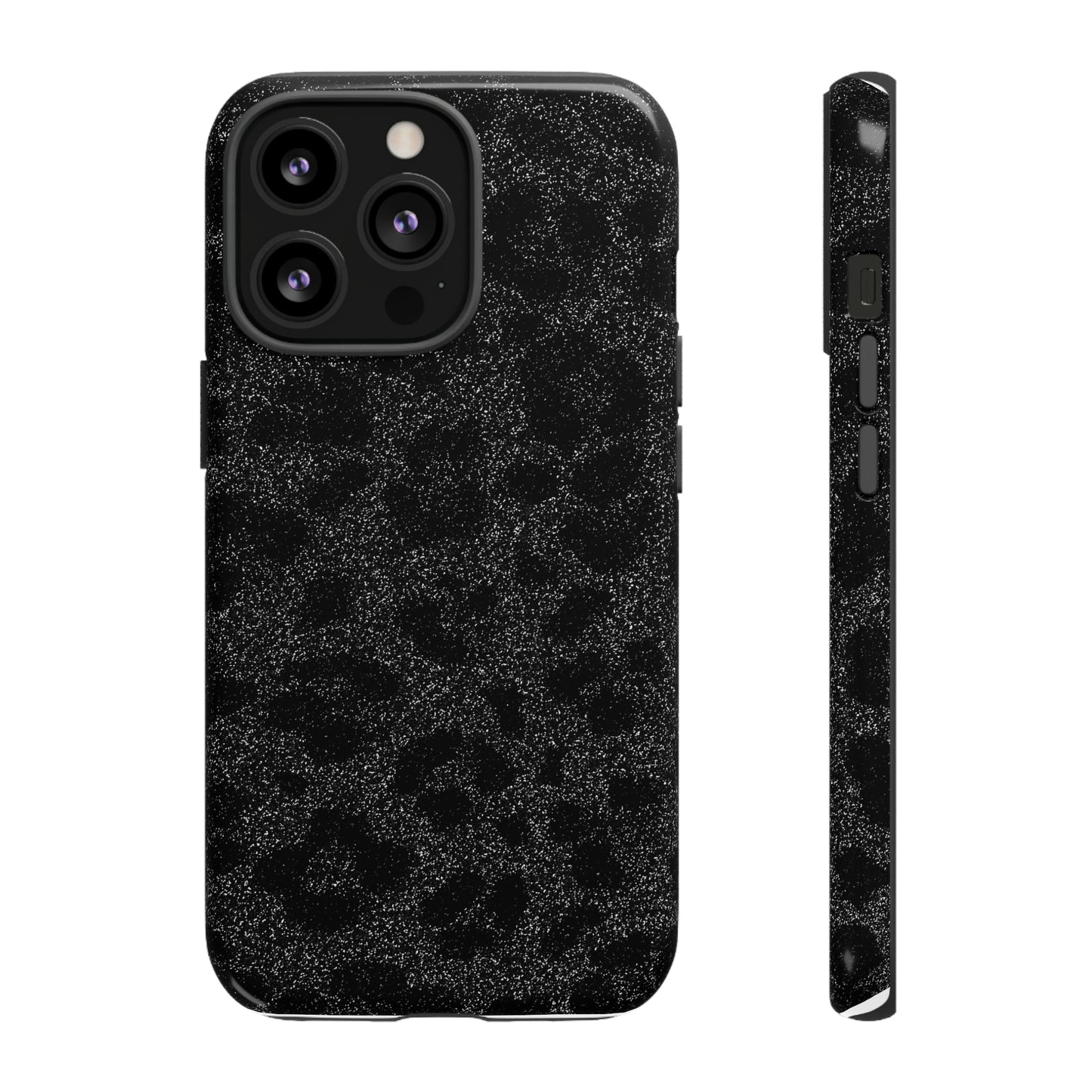 Black Leopard Print Case