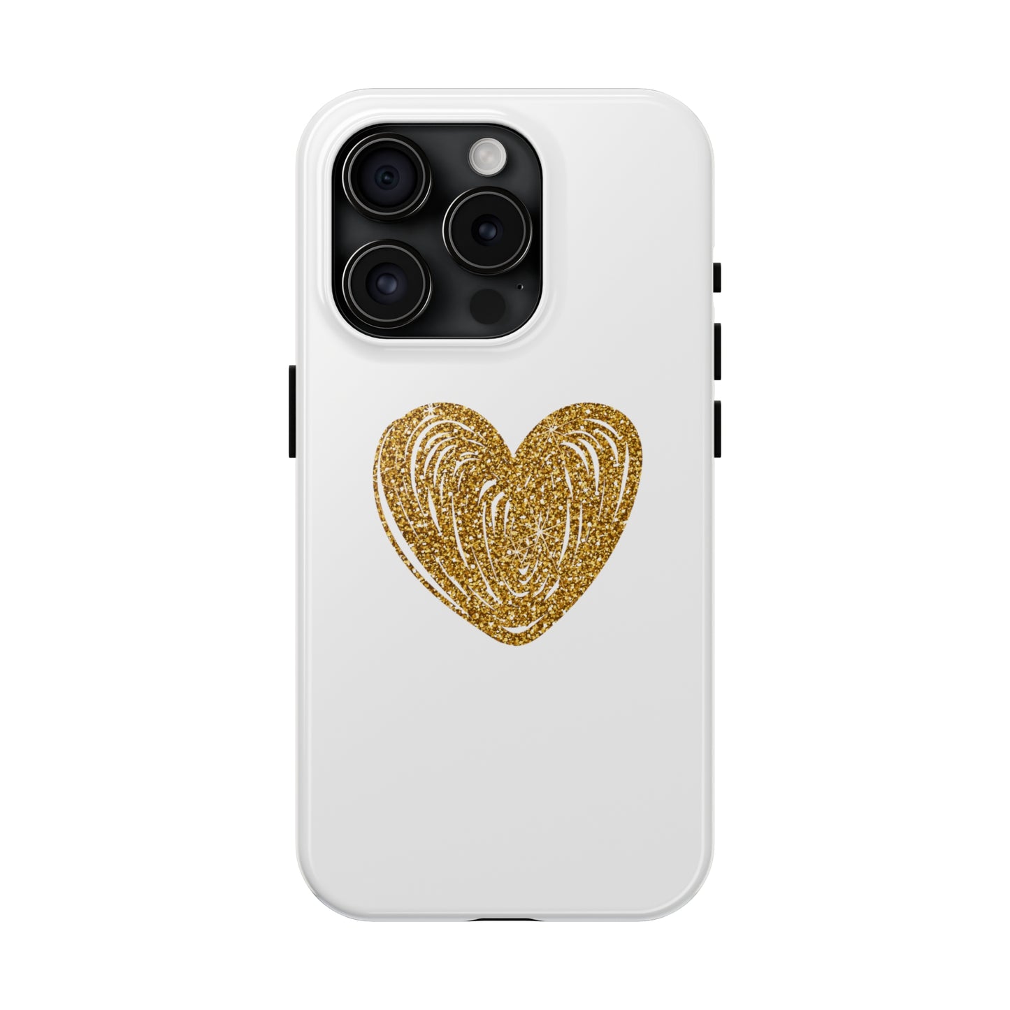 Golden Heart Phone Case