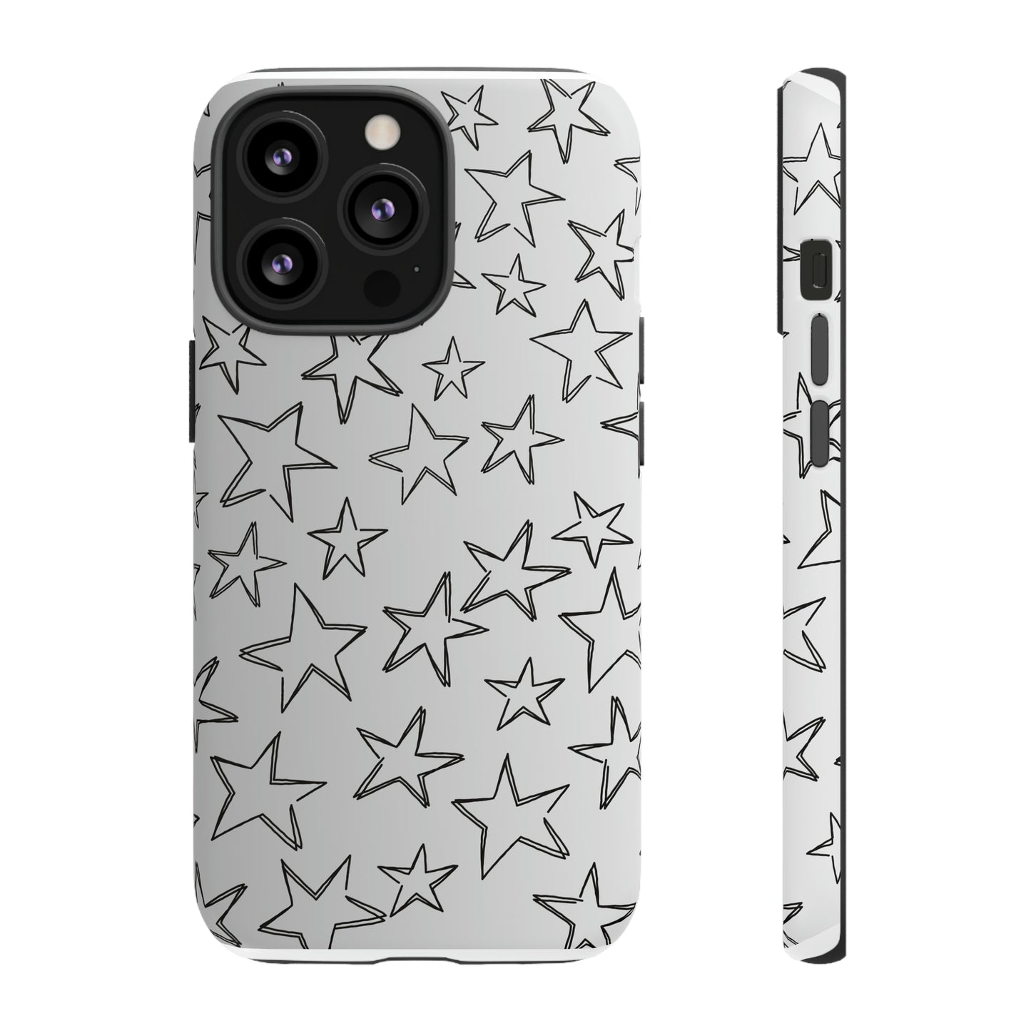 Black to White Fade Star Case