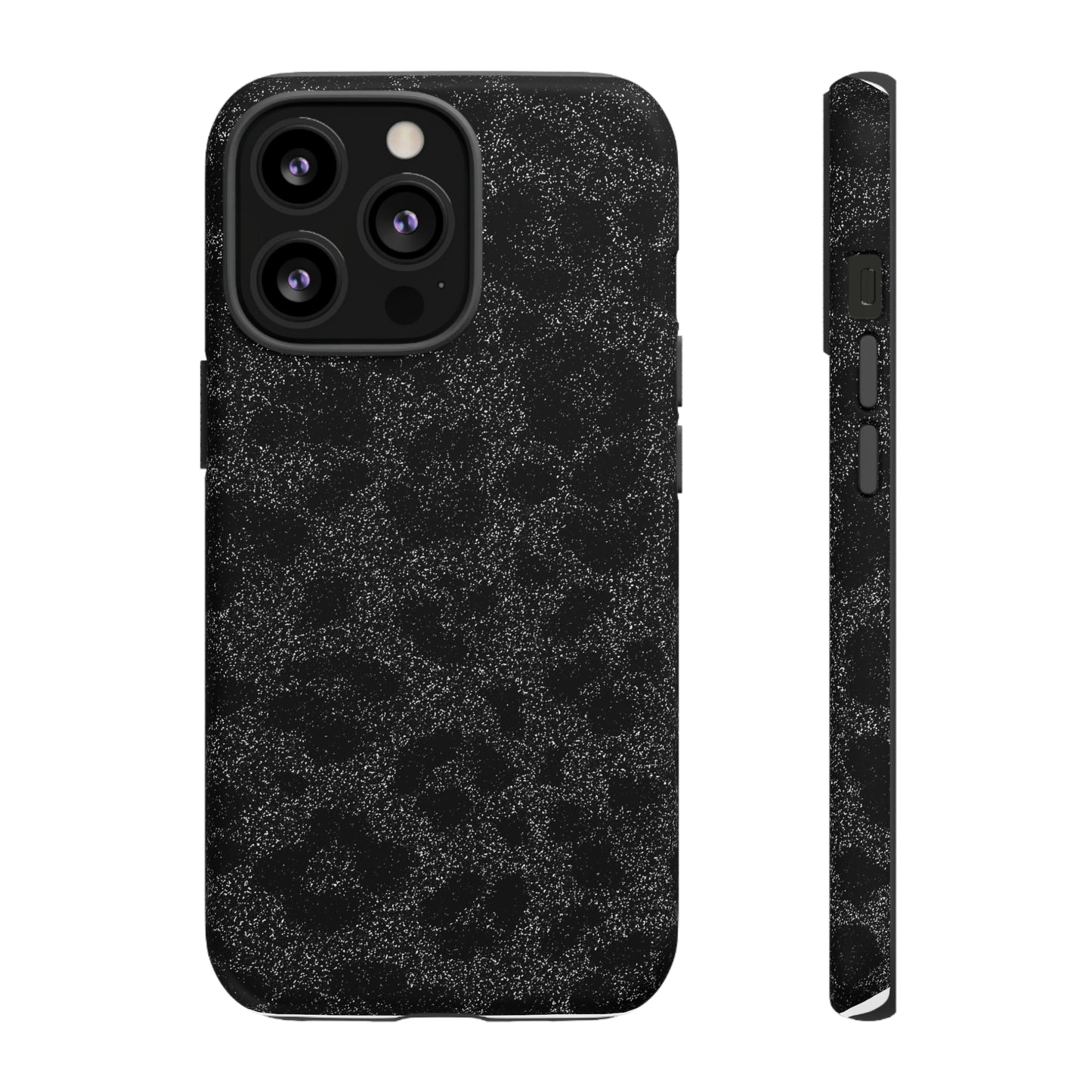 Black Leopard Print Case