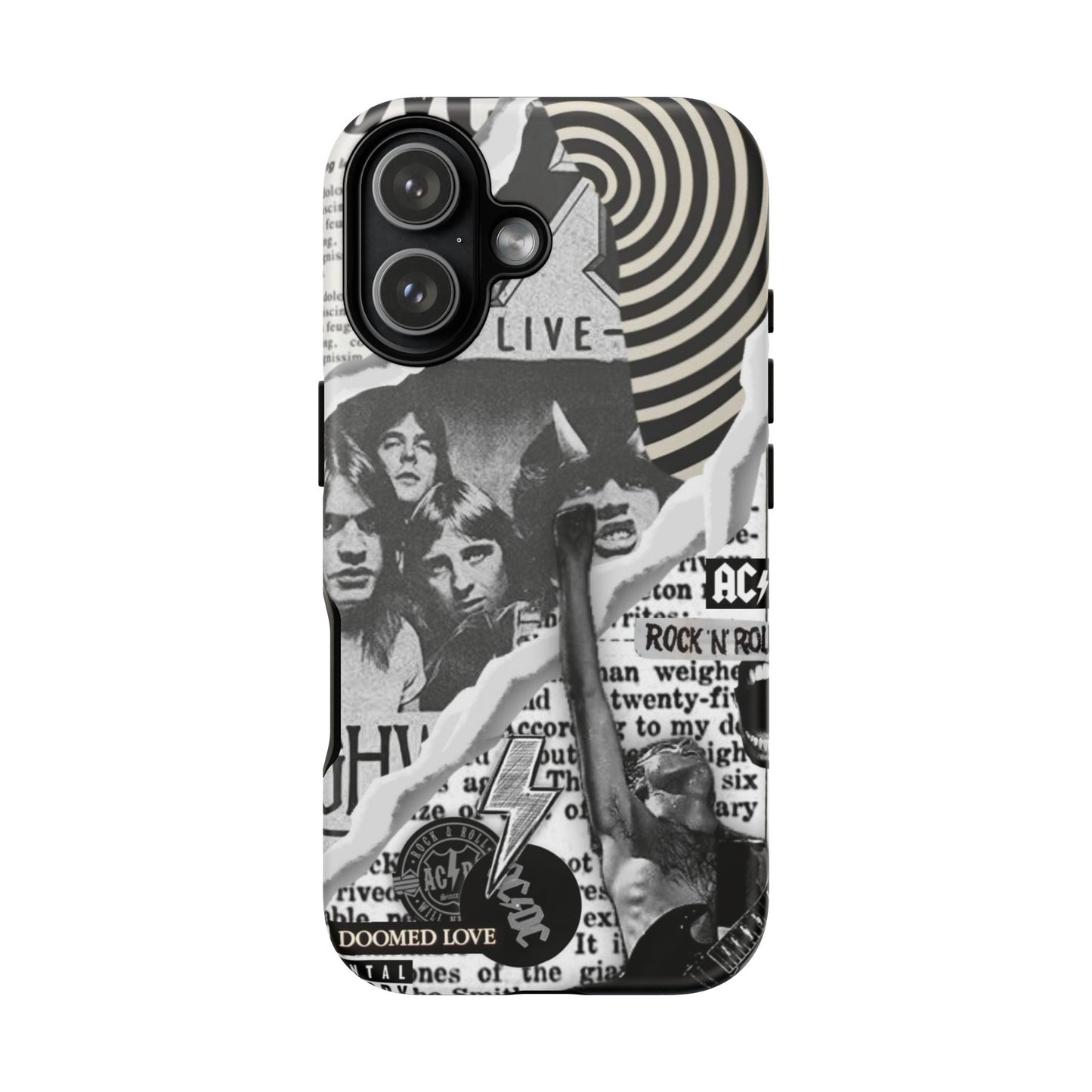 Rock Band Phone Case | Tough Cases, AC/DC Design, Music Lover Gift, Unique Phone Accessory, Birthday Present