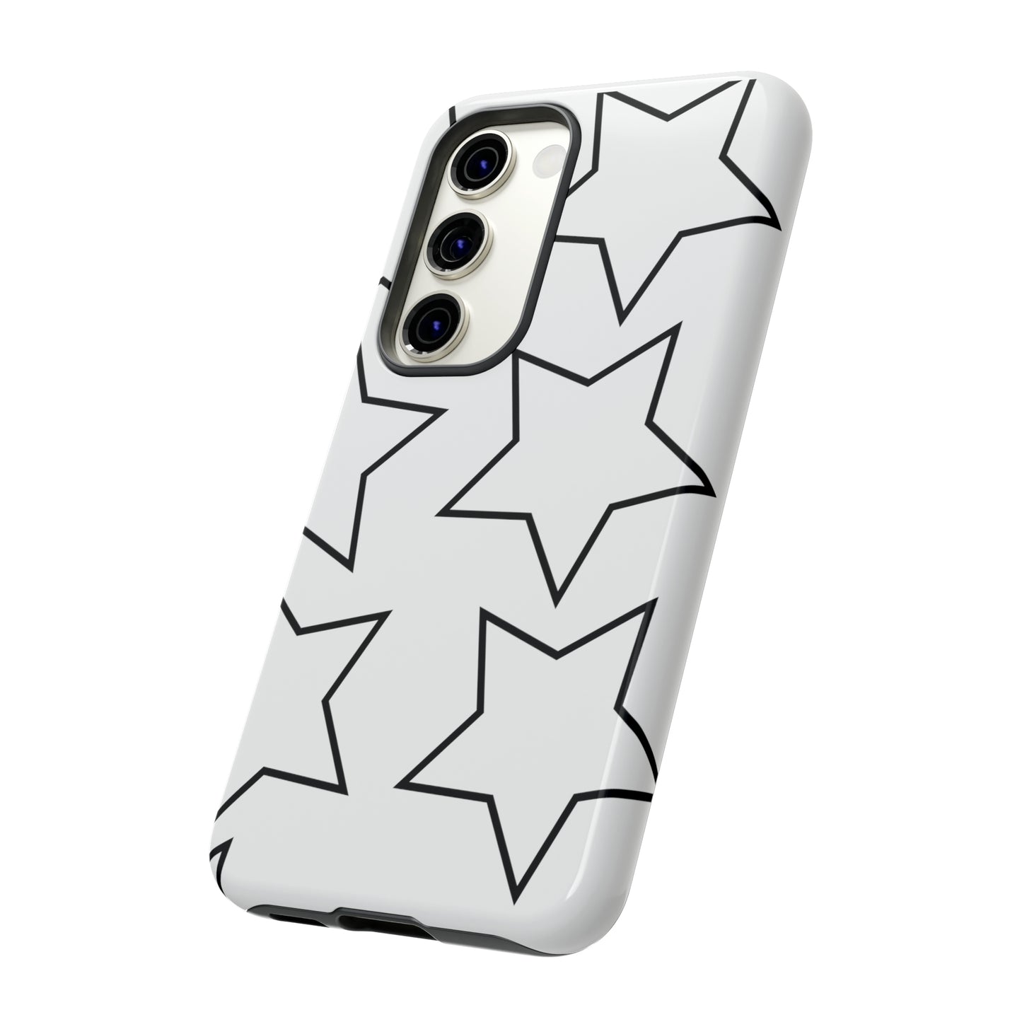 White Big Stars Case