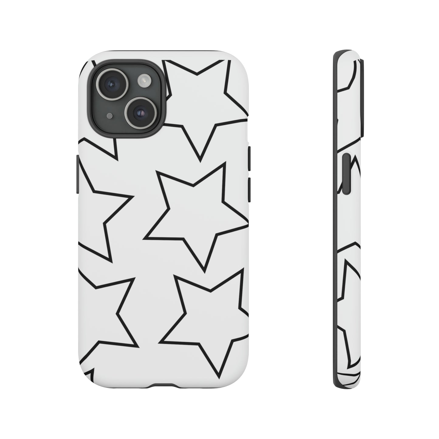 White Big Stars Case