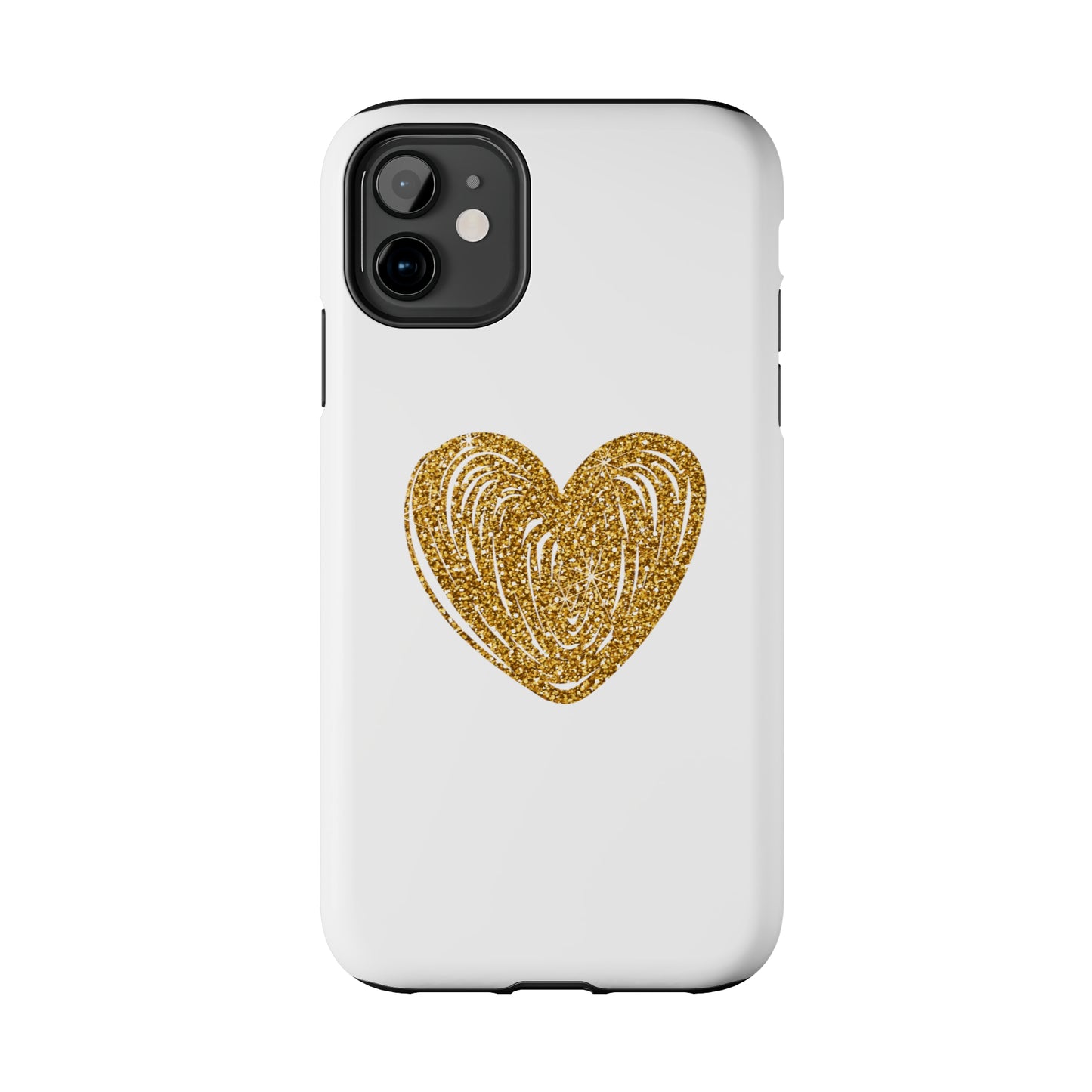 Golden Heart Phone Case