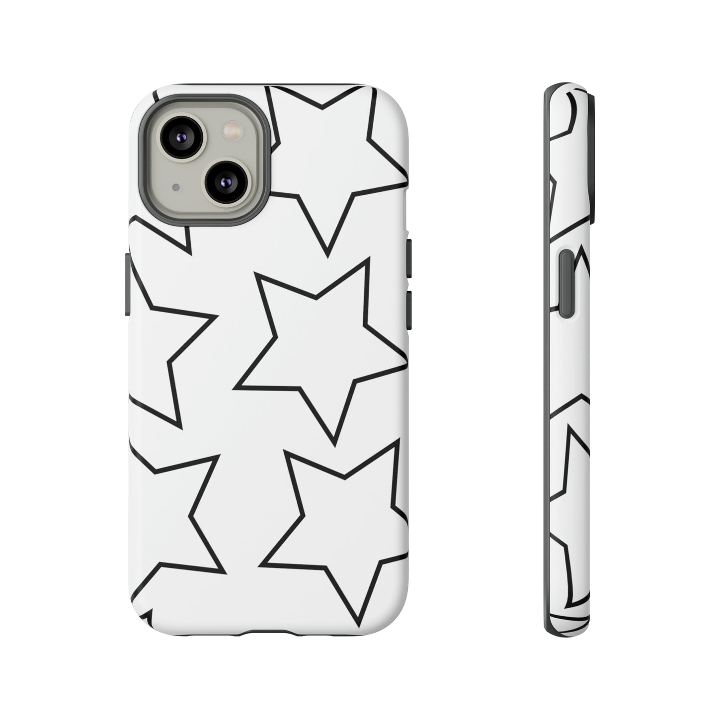 White Big Stars Case