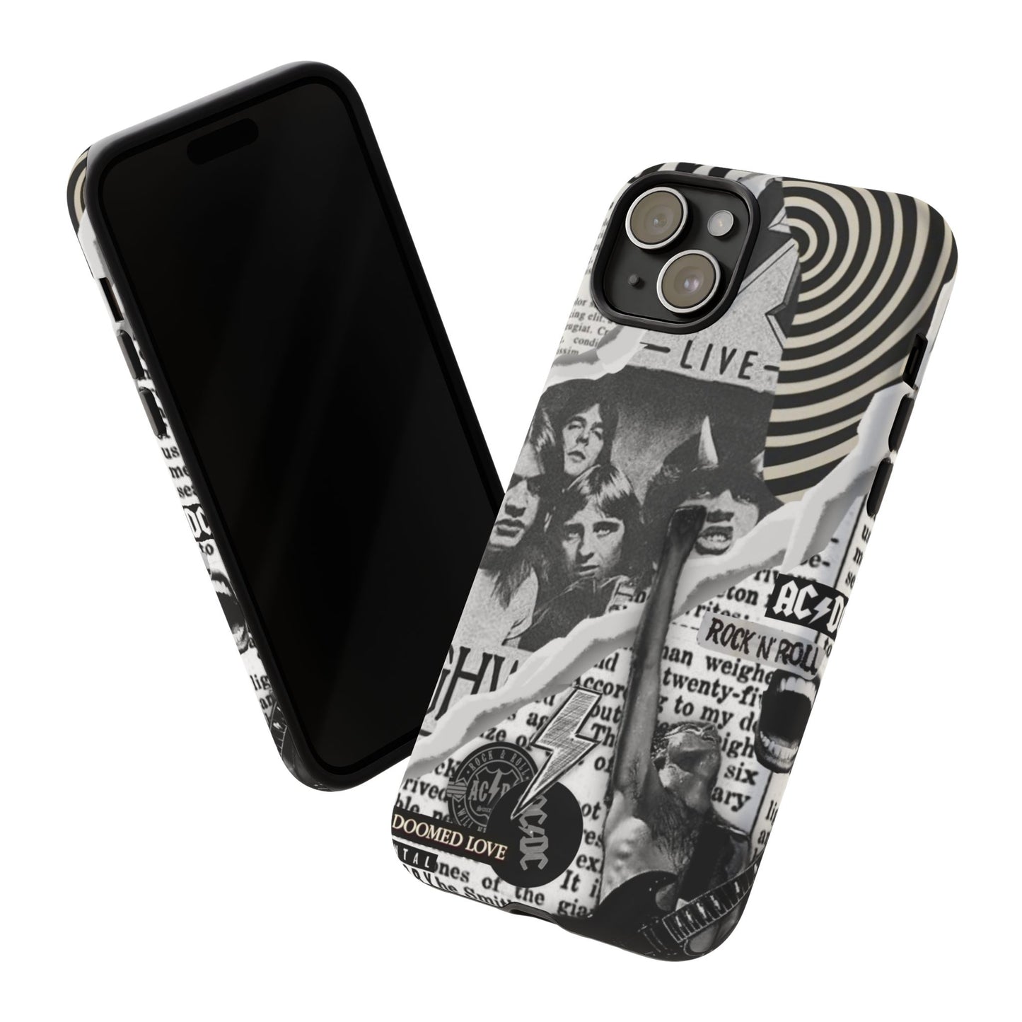 Rock Band Phone Case | Tough Cases, AC/DC Design, Music Lover Gift, Unique Phone Accessory, Birthday Present