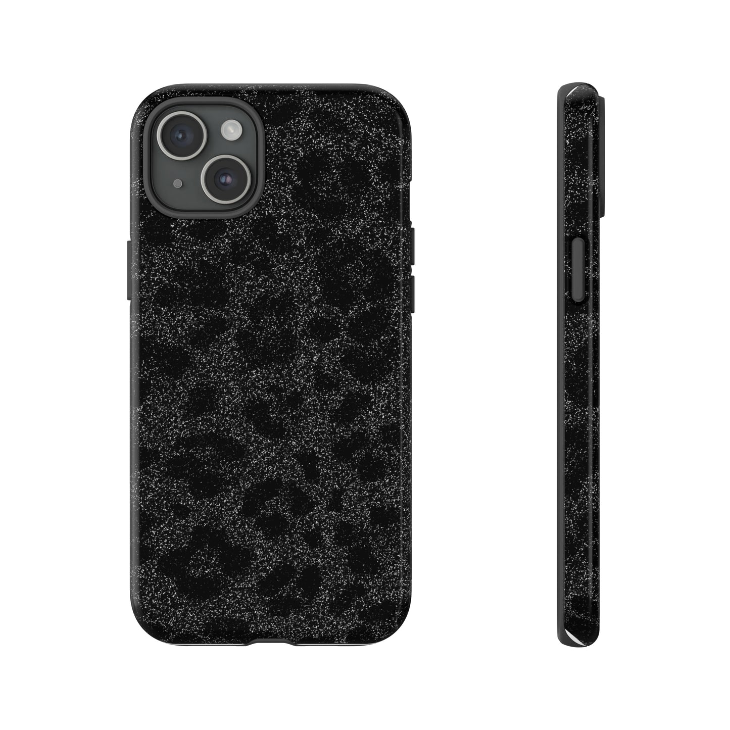 Black Leopard Print Case
