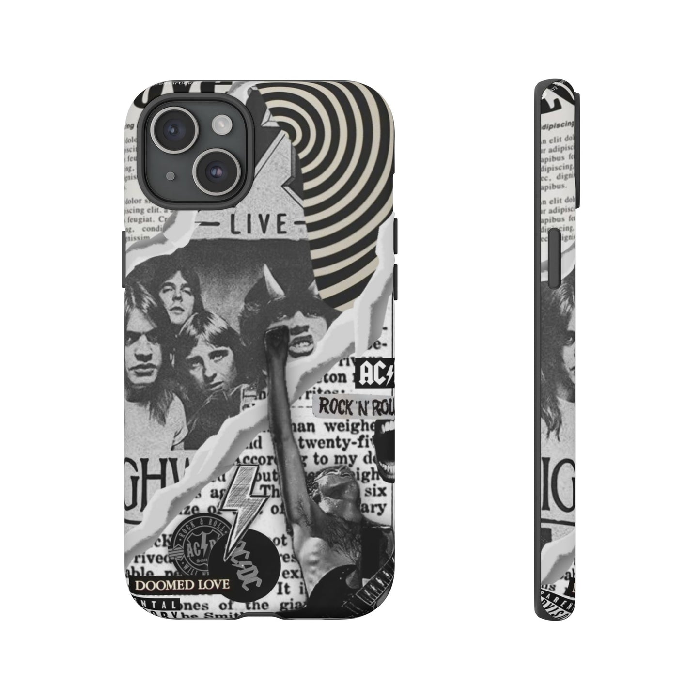 Rock Band Phone Case | Tough Cases, AC/DC Design, Music Lover Gift, Unique Phone Accessory, Birthday Present