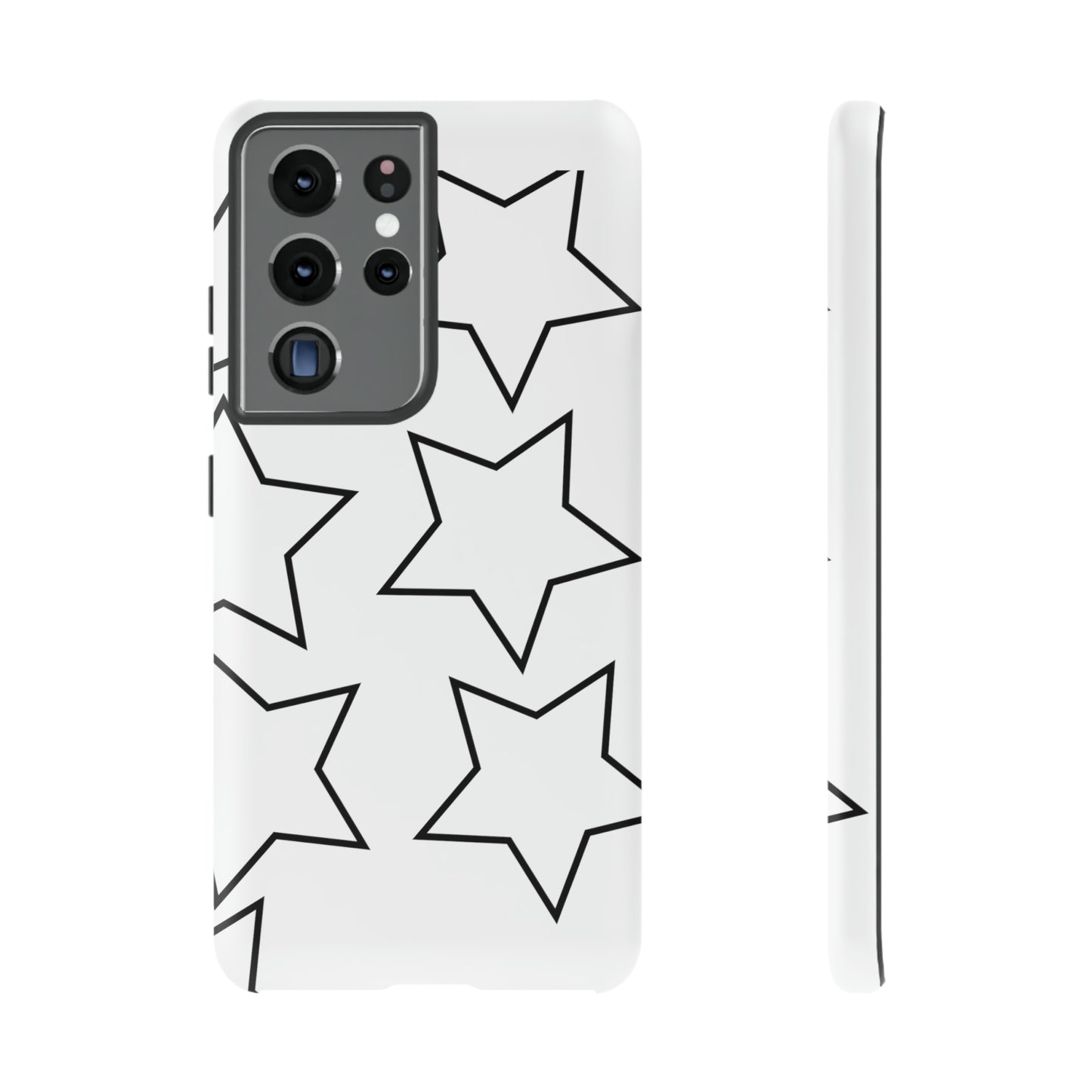 White Big Stars Case