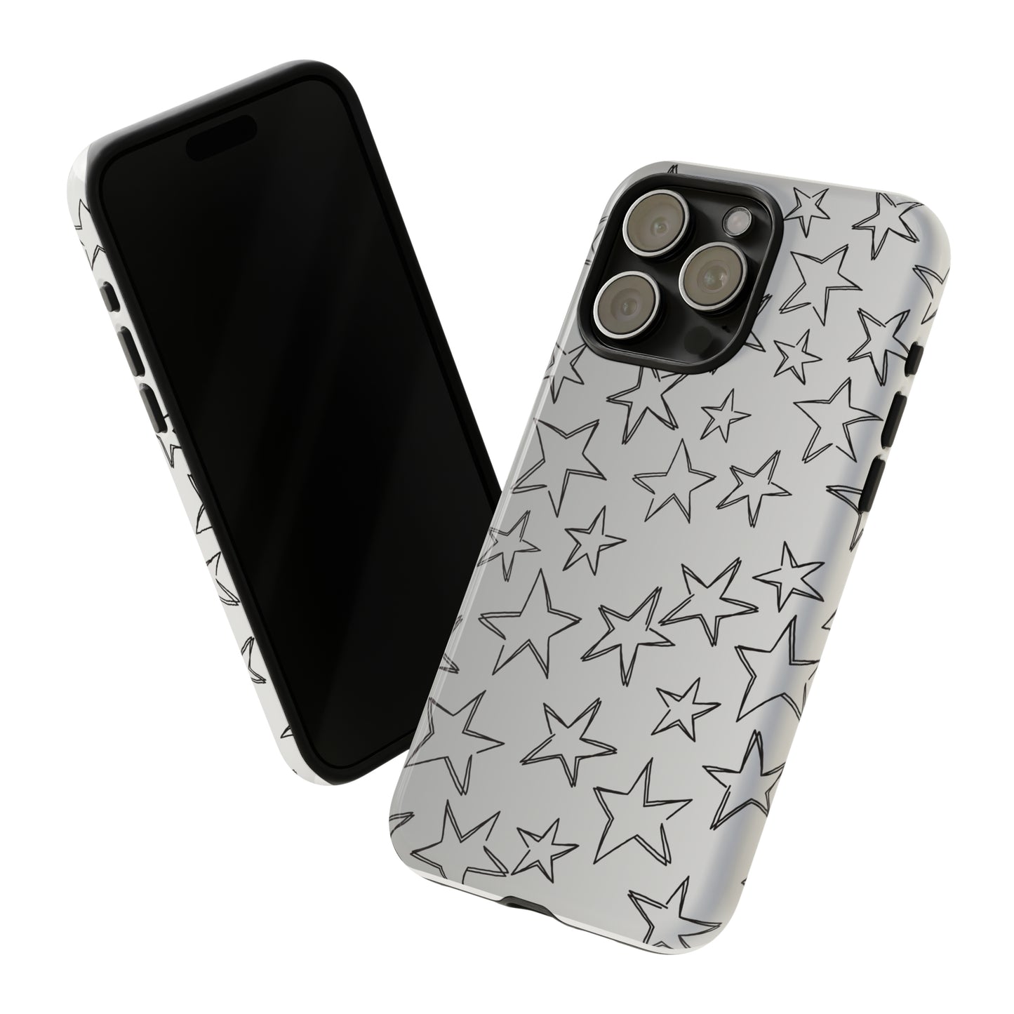 Black to White Fade Star Case