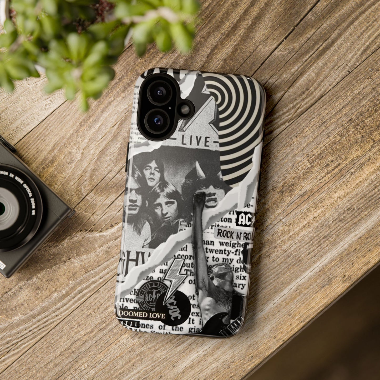 Rock Band Phone Case | Tough Cases, AC/DC Design, Music Lover Gift, Unique Phone Accessory, Birthday Present