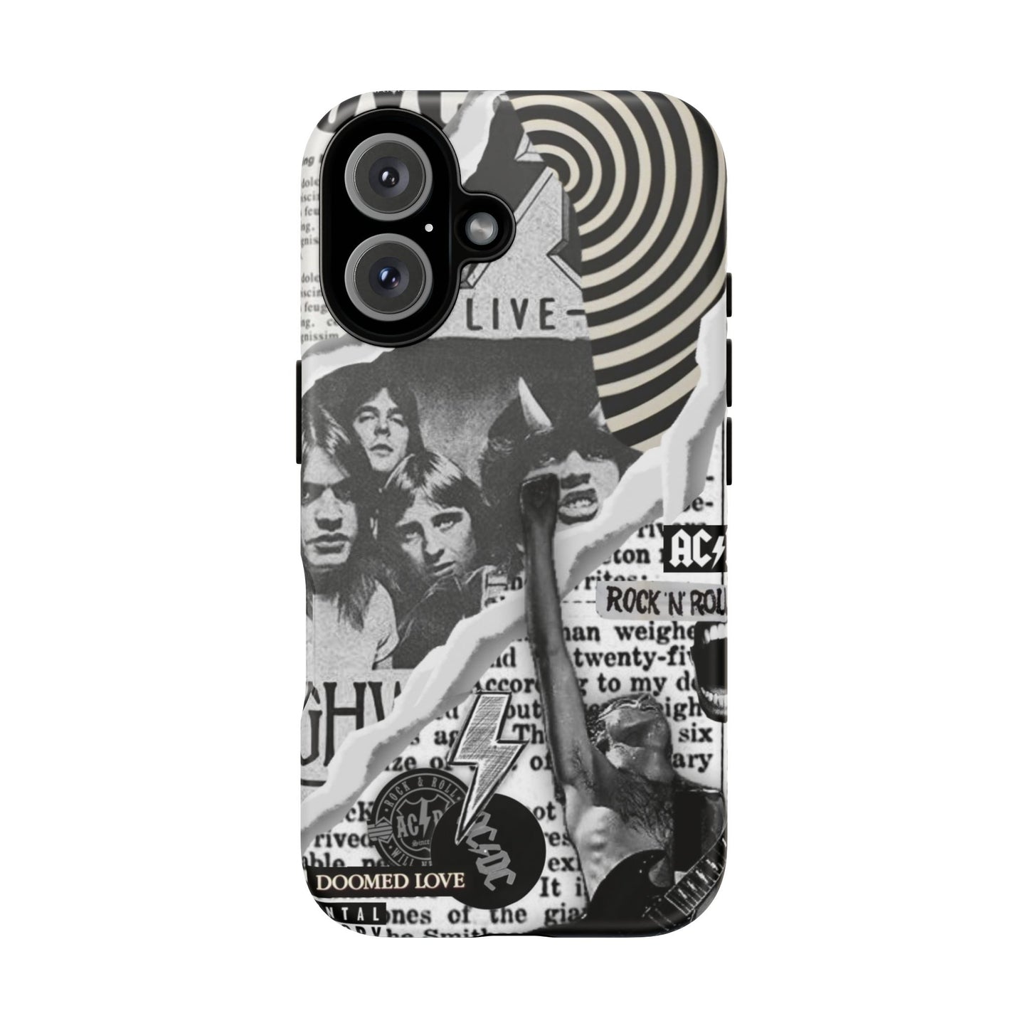 Rock Band Phone Case | Tough Cases, AC/DC Design, Music Lover Gift, Unique Phone Accessory, Birthday Present